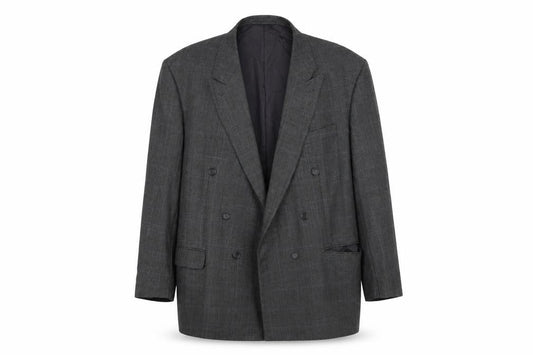 Bogart Mens Grey Check  Jacket Blazer One Size