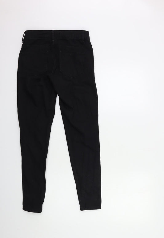Denim & Co. Womens Black  Denim Skinny Jeans Size 6 L27 in