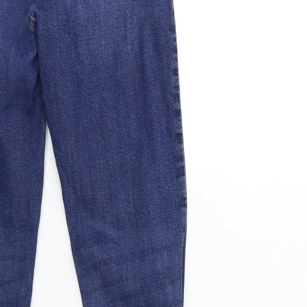 Denim & Co. Womens Blue  Denim Skinny Jeans Size 8 L28 in