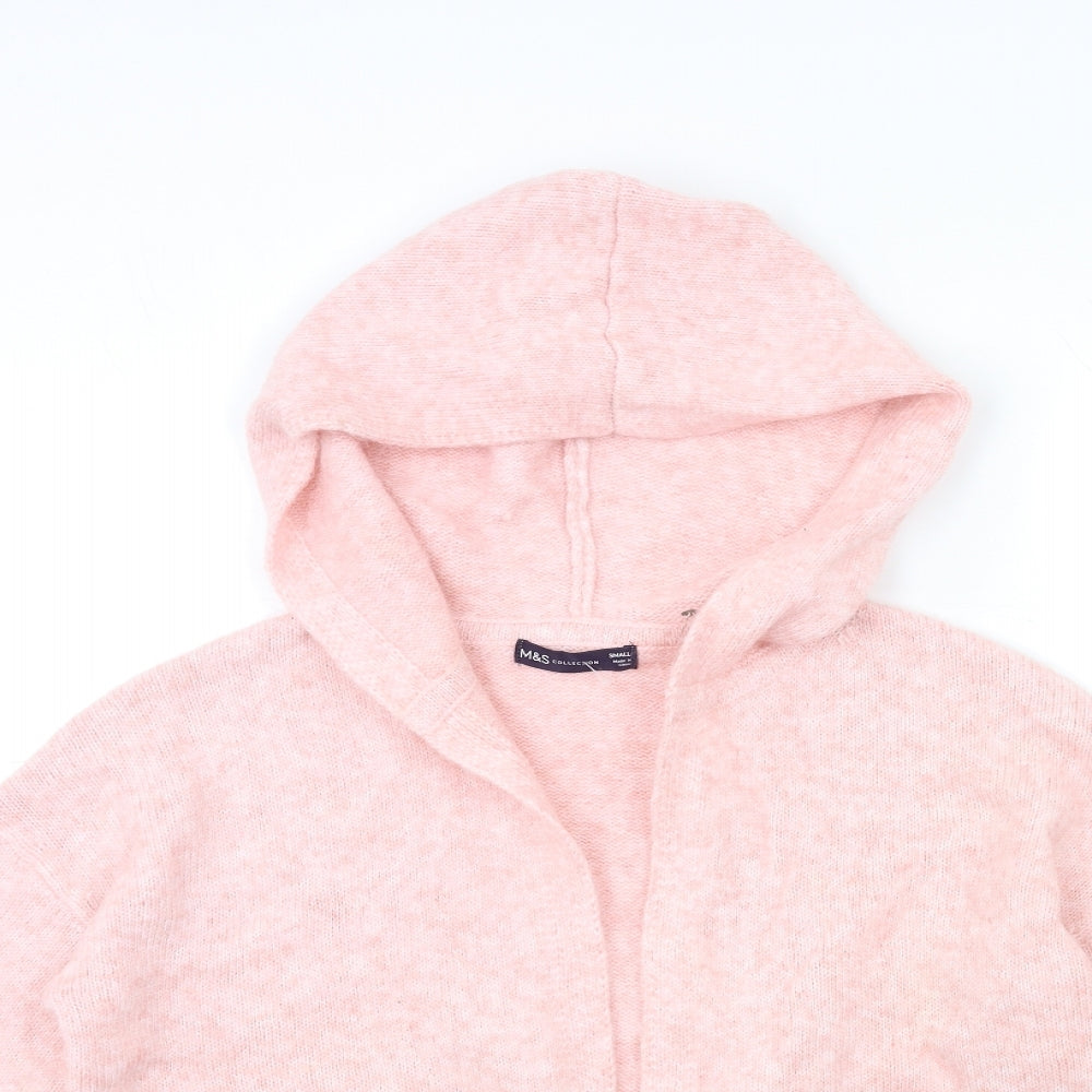 Marks and Spencer Womens Pink  Knit Cardigan Jumper Size S