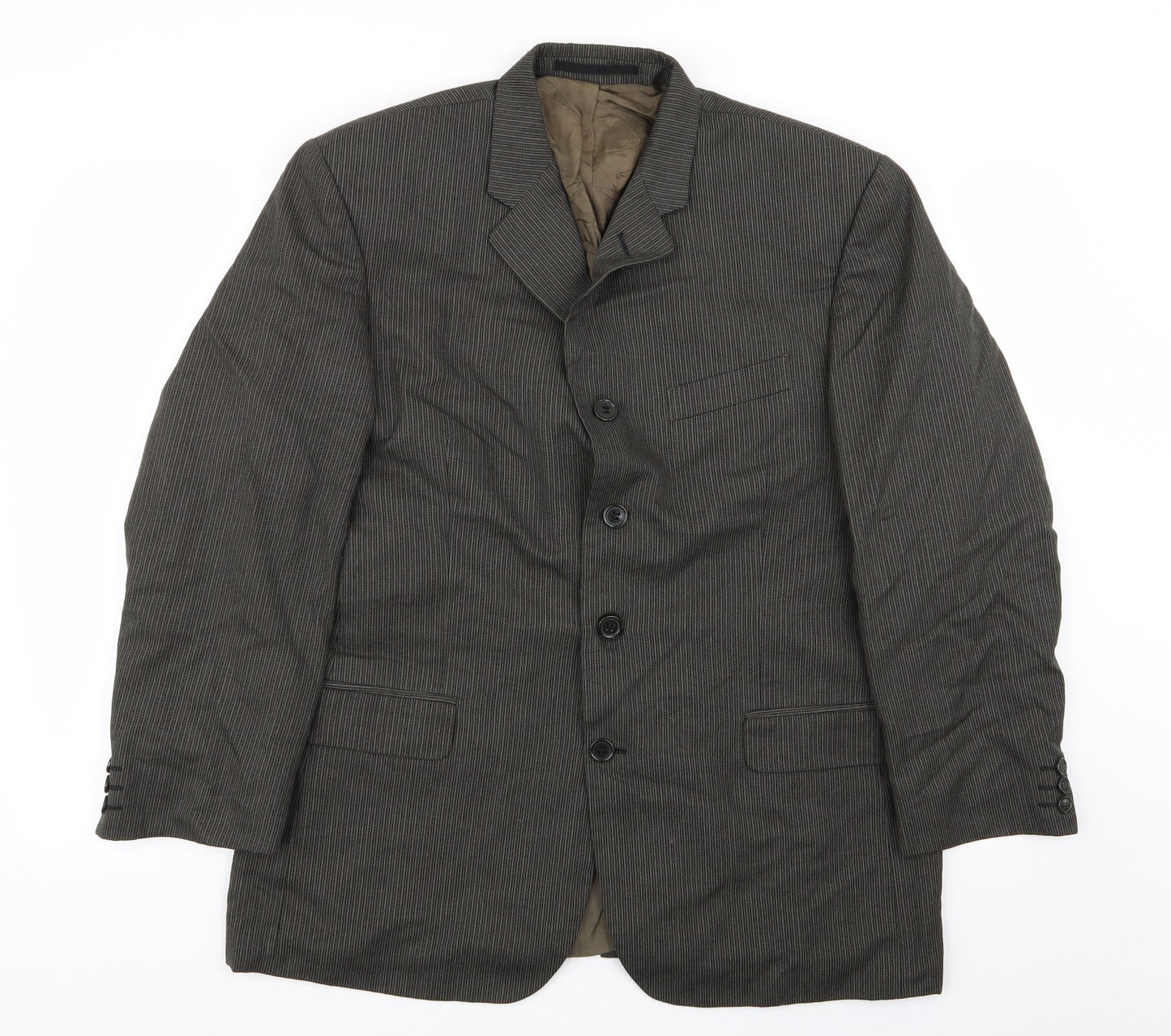 jonathan adams Mens Green Geometric  Jacket Blazer Size 42