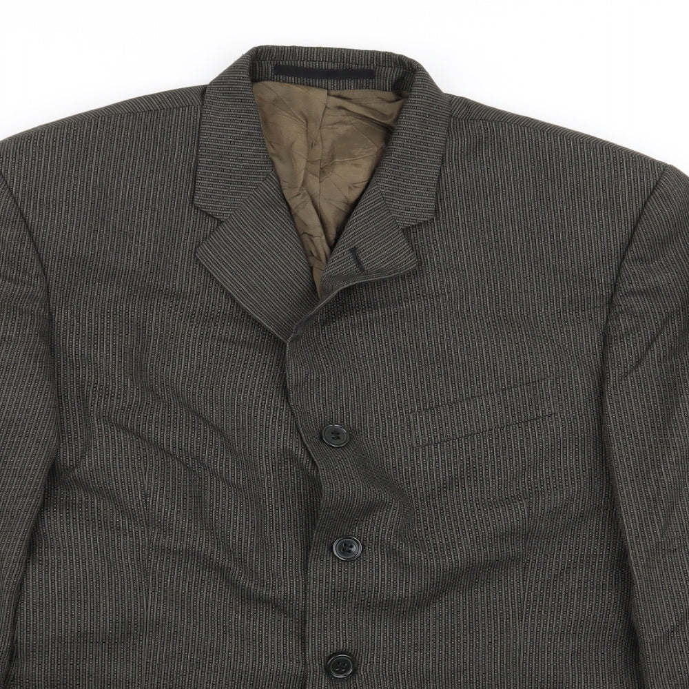 jonathan adams Mens Green Geometric  Jacket Blazer Size 42