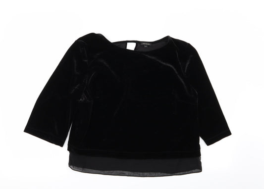 River Island Womens Black   Basic T-Shirt Size 12