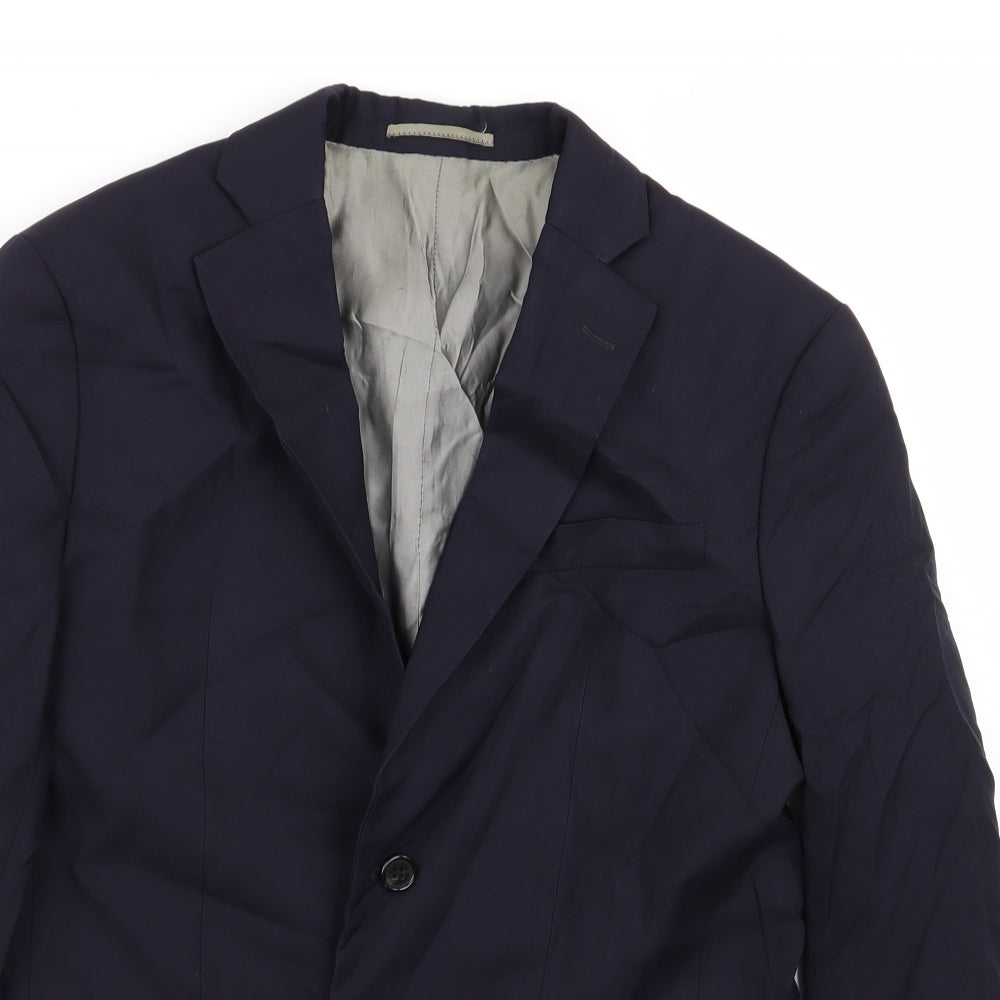 Preworn Mens Blue   Jacket Blazer Size 36