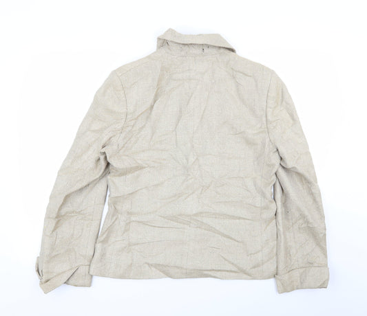 Mark Shale Womens Beige   Jacket Blazer Size 10