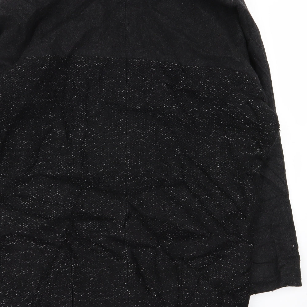 Topshop Womens Black   Overcoat Coat Size 8