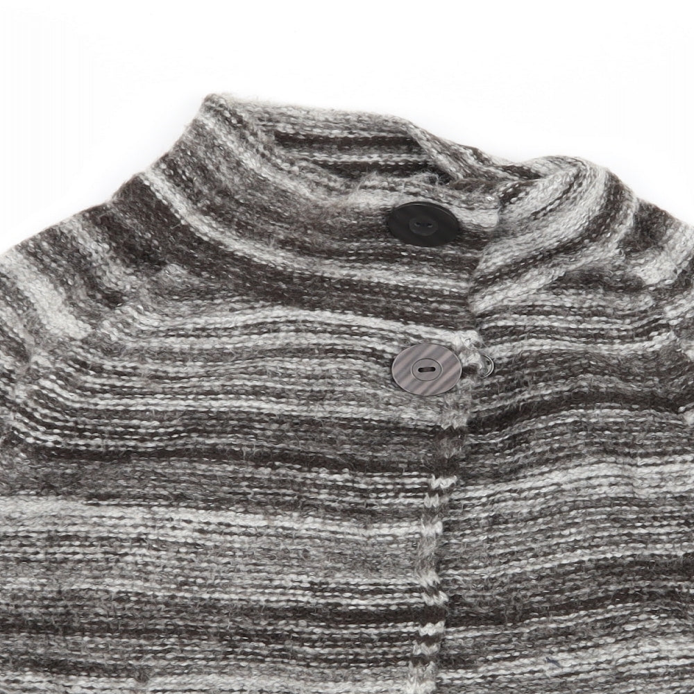 Papaya Womens Multicoloured Striped  Cardigan Jumper Size 8