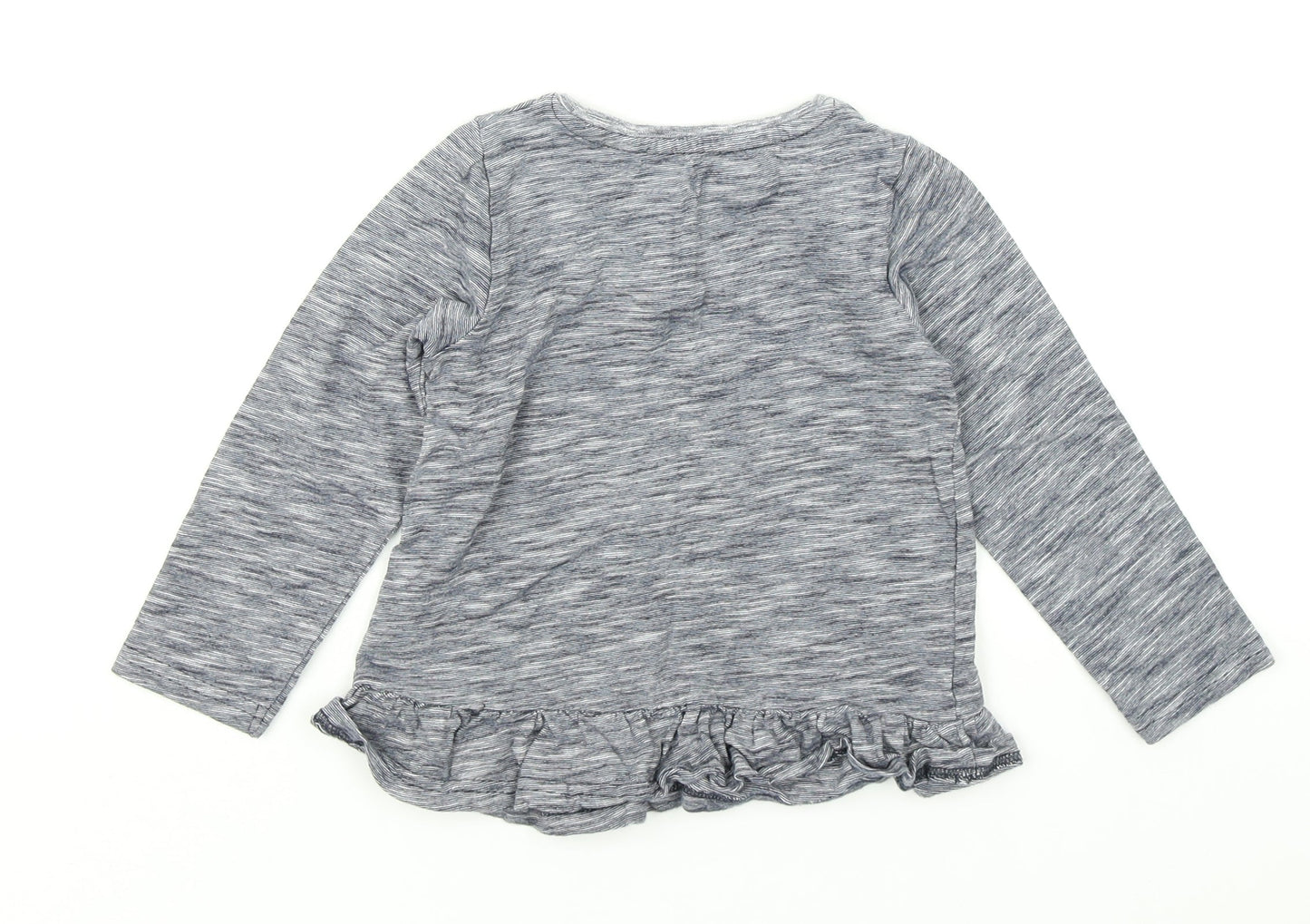 Nutmeg Girls Blue   Basic T-Shirt Size 3-4 Years