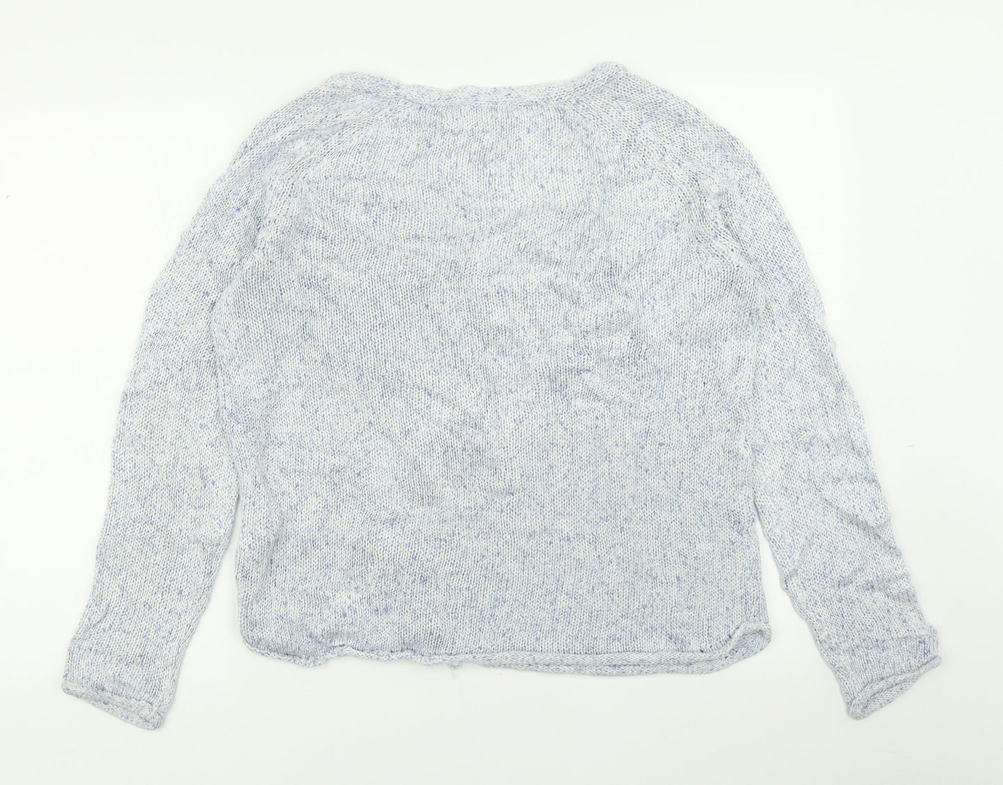 H&M Womens Blue  Knit Pullover Jumper Size M