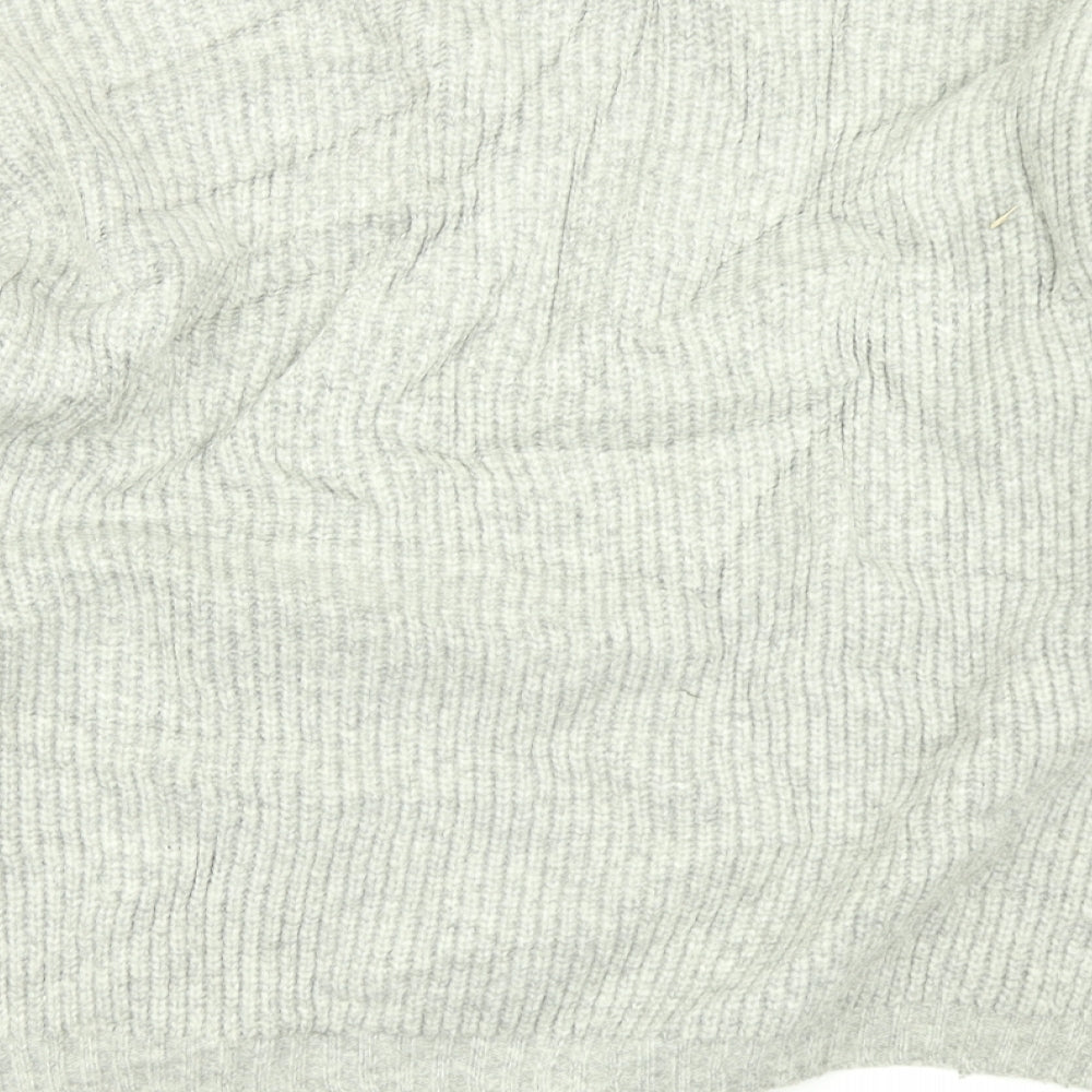 H&M Womens Grey  Knit Pullover Jumper Size XS