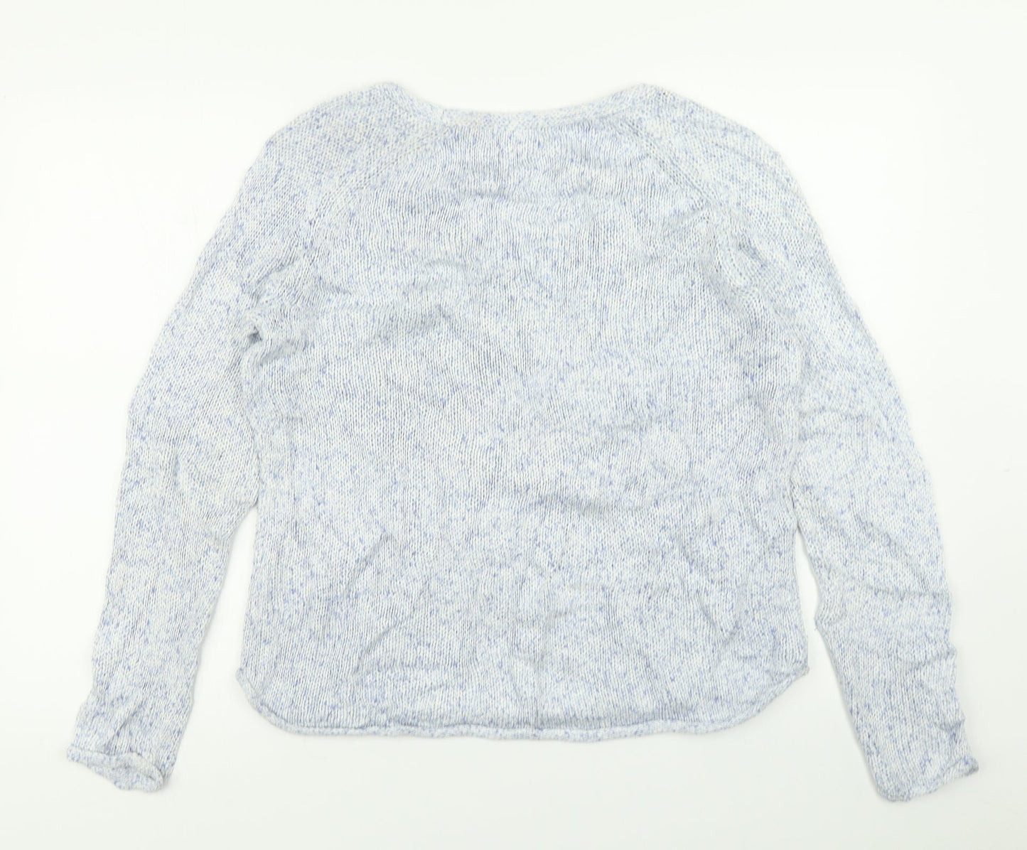 H&M Womens Blue  Knit Pullover Jumper Size M