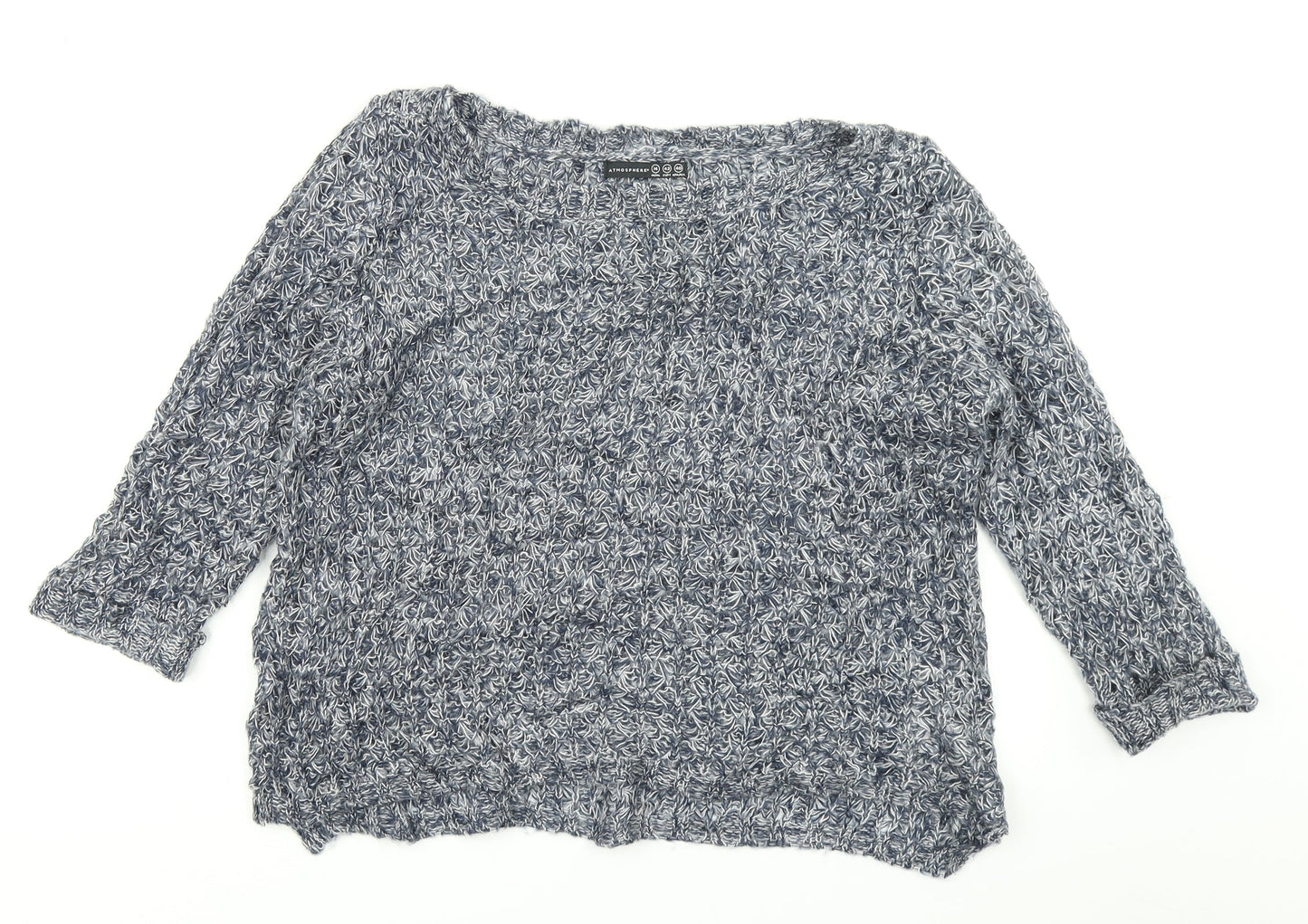 Atmosphere Womens Black  Knit Pullover Jumper Size 14