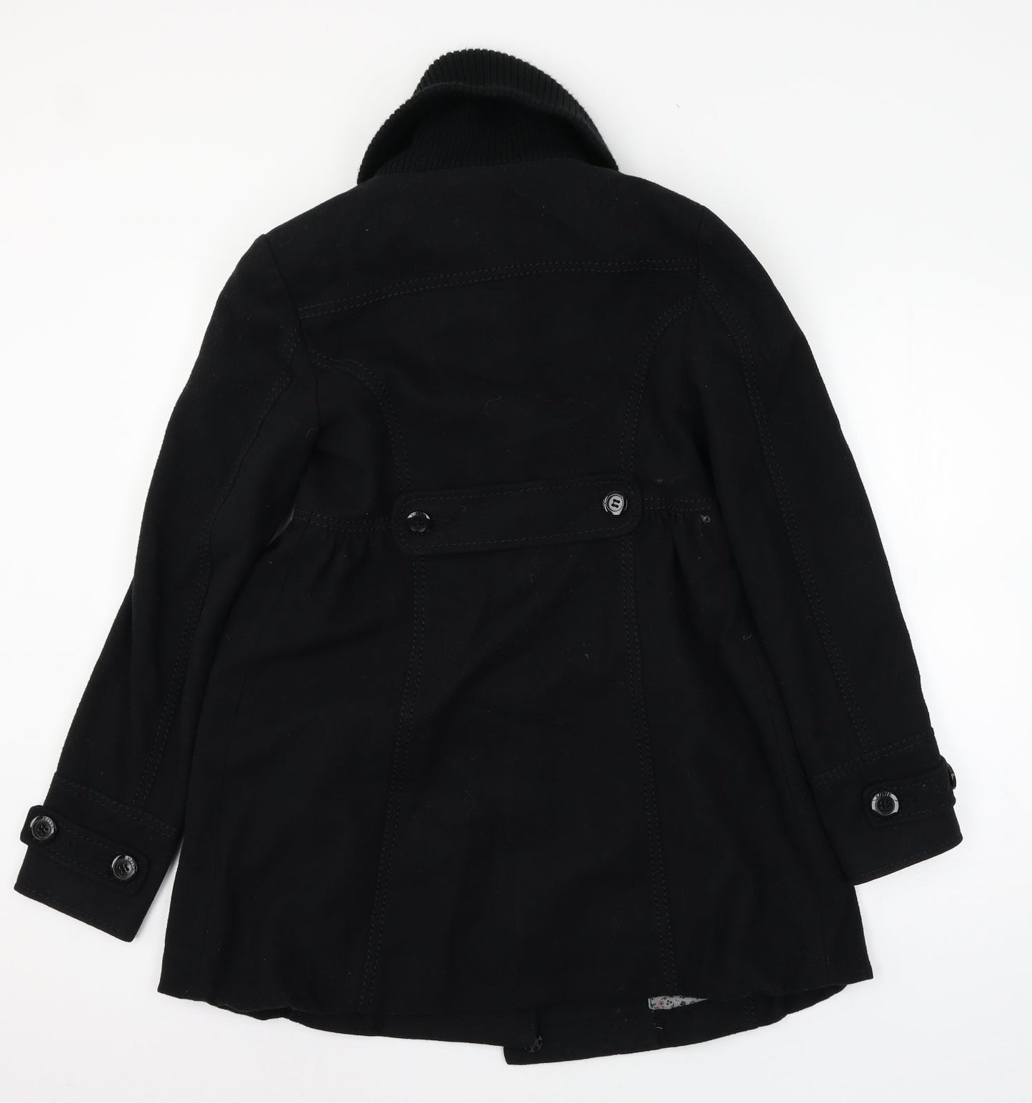 XDYE Womens Black   Overcoat Coat Size M