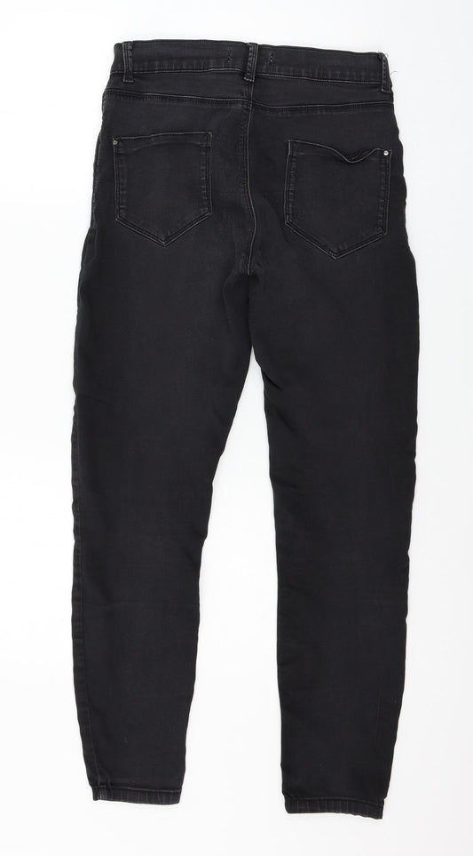 Dorothy Perkins Womens Grey  Denim Skinny Jeans Size 12 L27 in