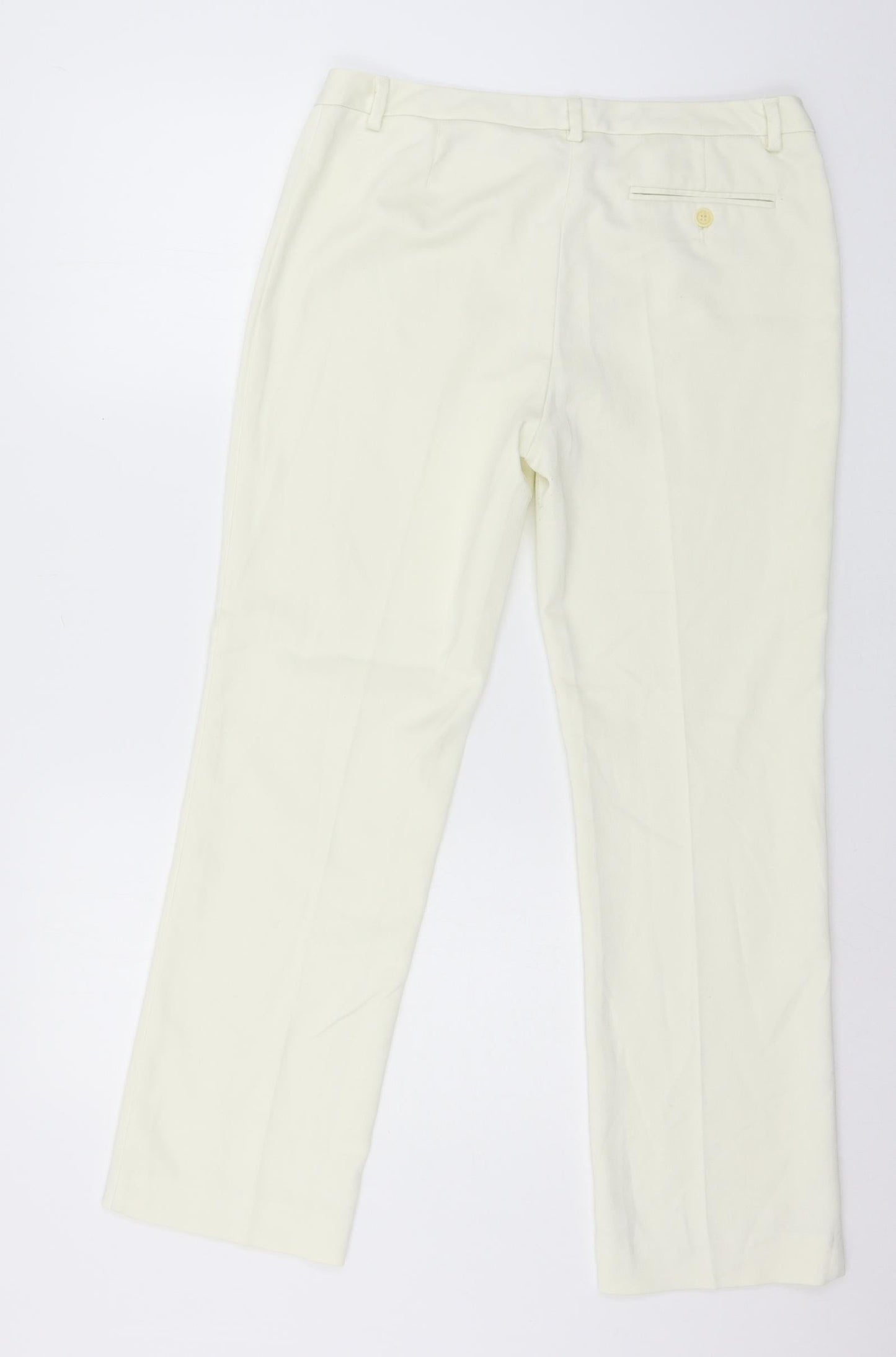 Sisley Womens Ivory   Trousers  Size 32 in L27 in