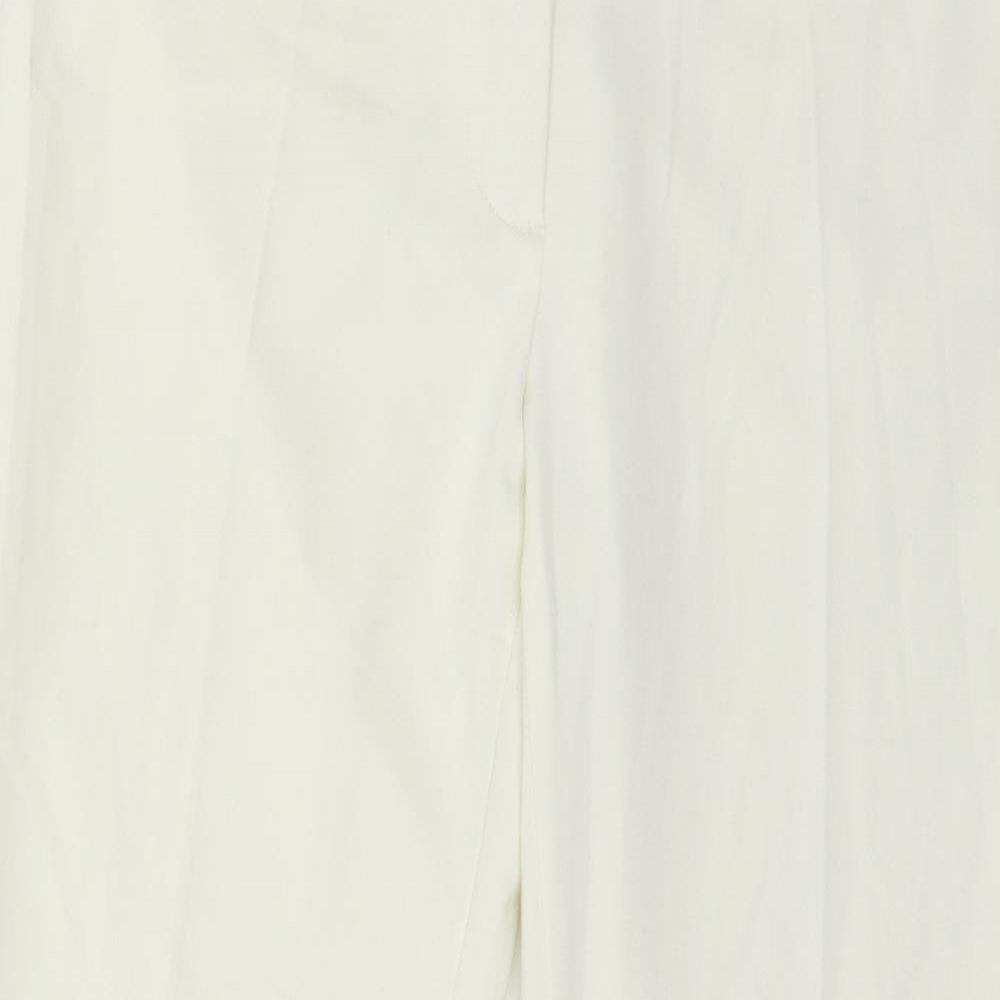 Sisley Womens Ivory   Trousers  Size 32 in L27 in