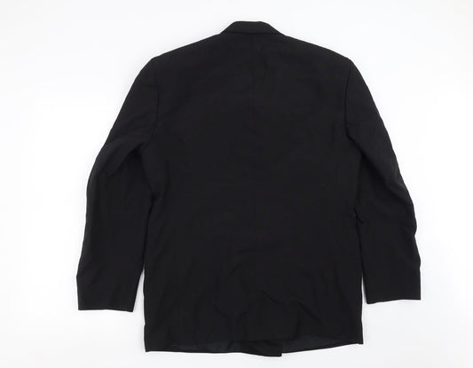 The Fine Tailoring Collection Mens Black   Jacket Suit Jacket Size 40