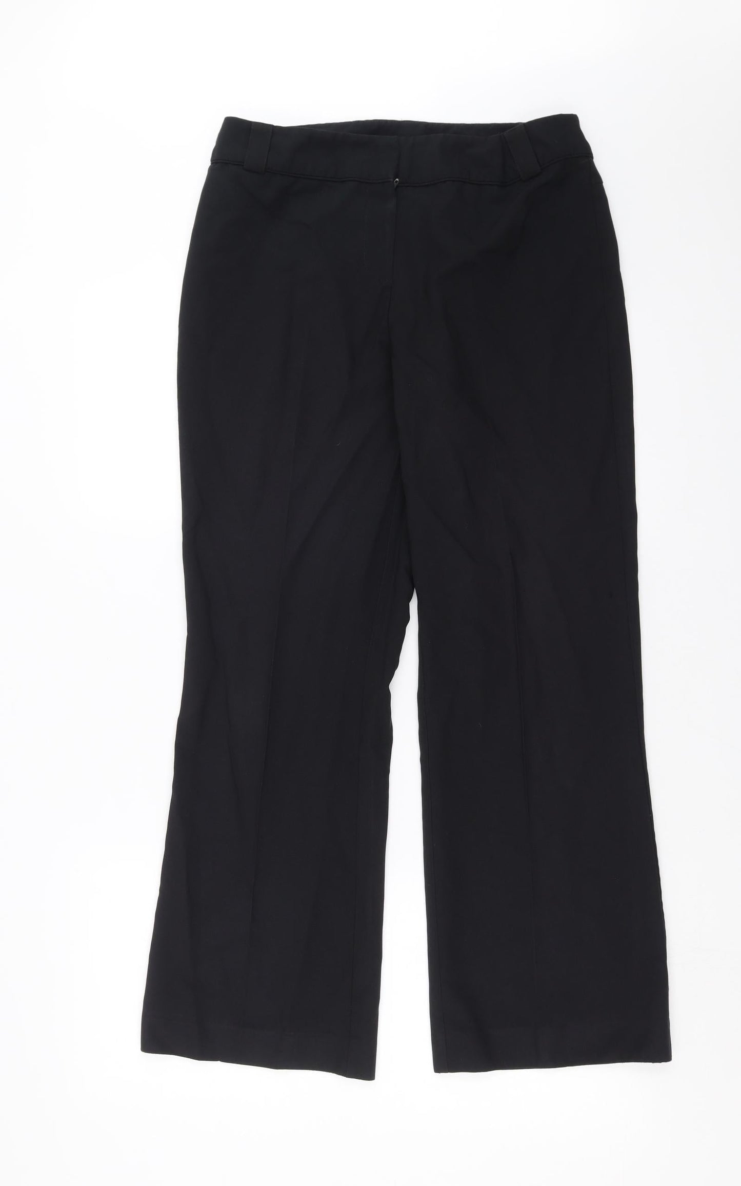 BHS Womens Black   Trousers  Size 10 L28 in