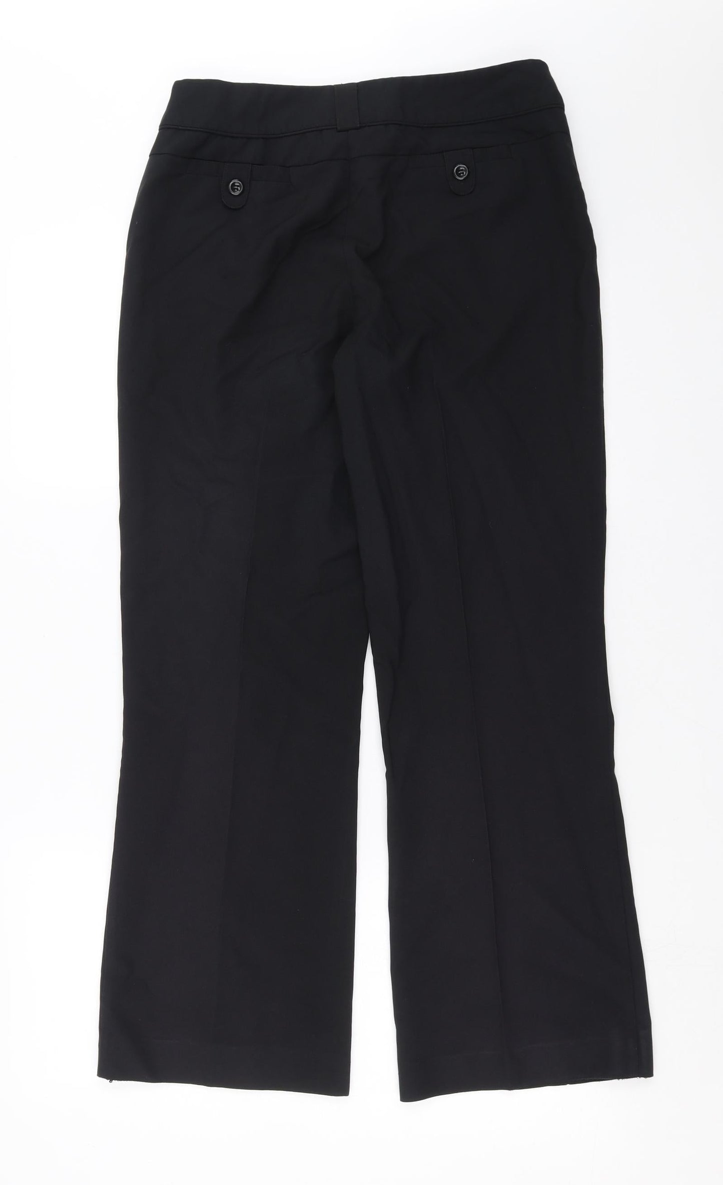 BHS Womens Black   Trousers  Size 10 L28 in