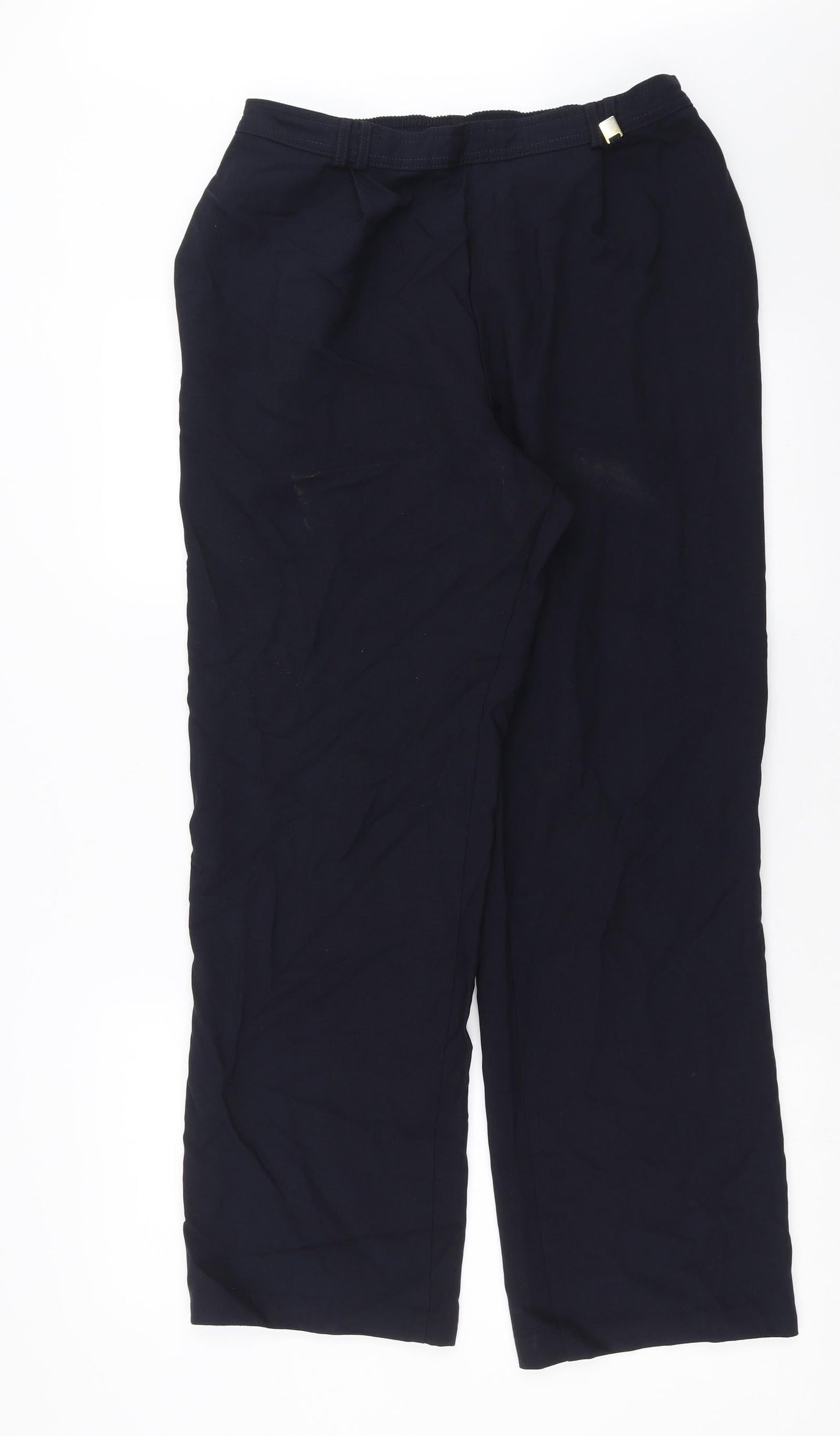 Marks and Spencer Womens Blue   Trousers  Size 14 L29 in