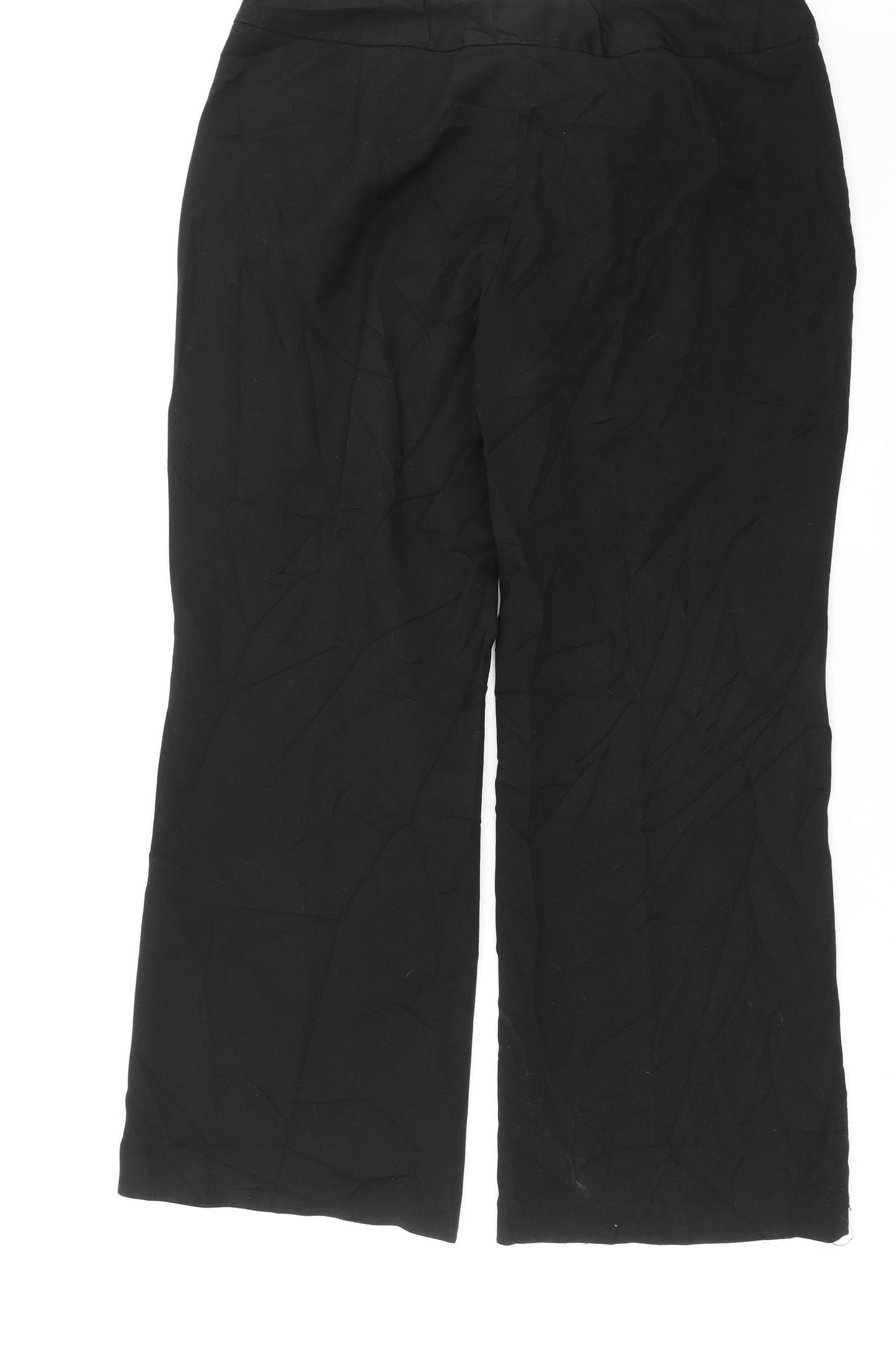 NEXT Womens Black   Trousers  Size 16 L28 in