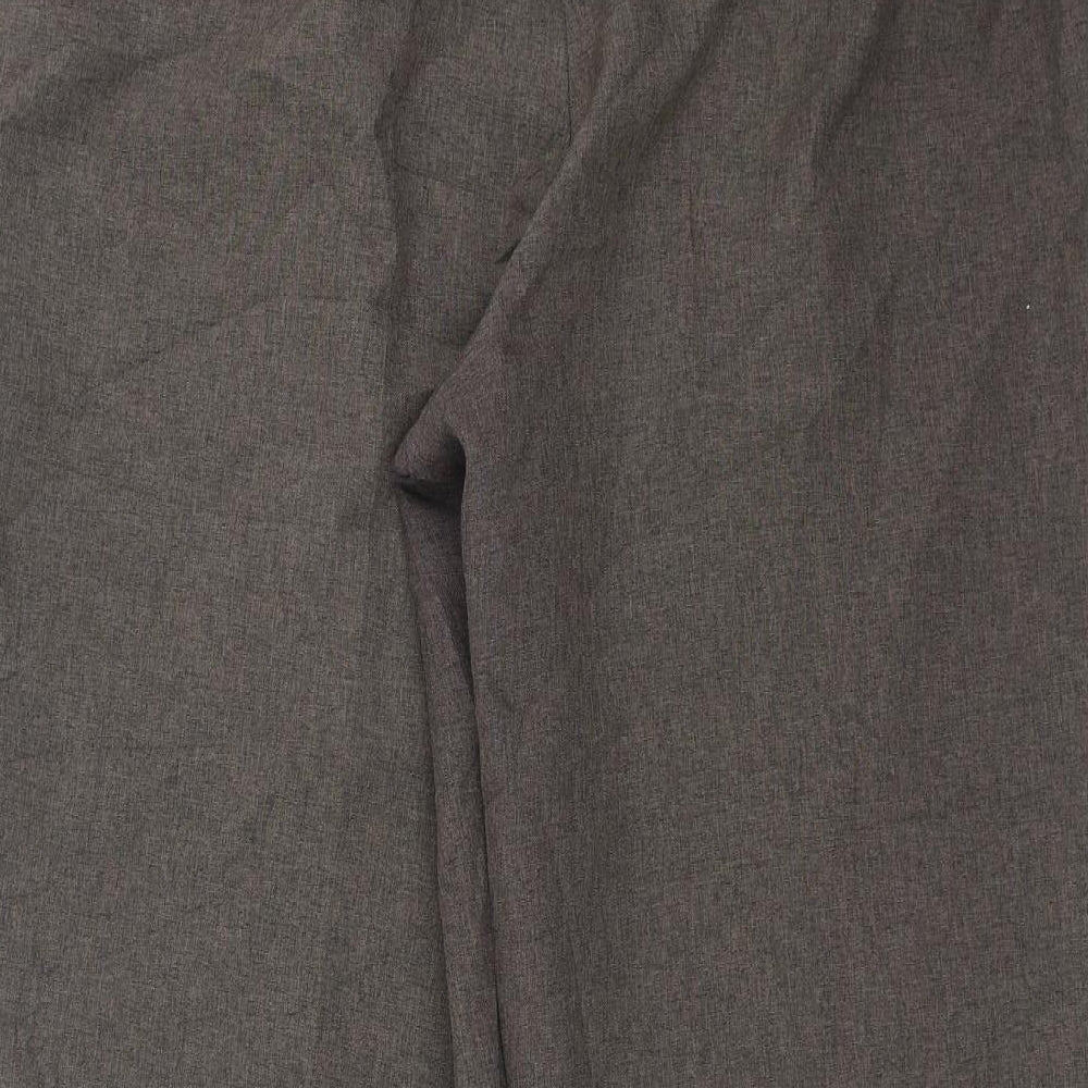 Bm Collection Womens Brown   Trousers  Size 16 L27 in