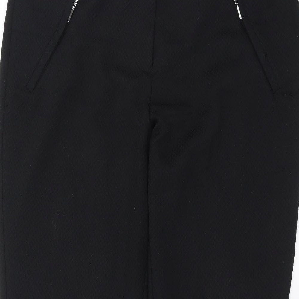 F&F Womens Black Argyle/Diamond  Trousers  Size 34 in L26 in