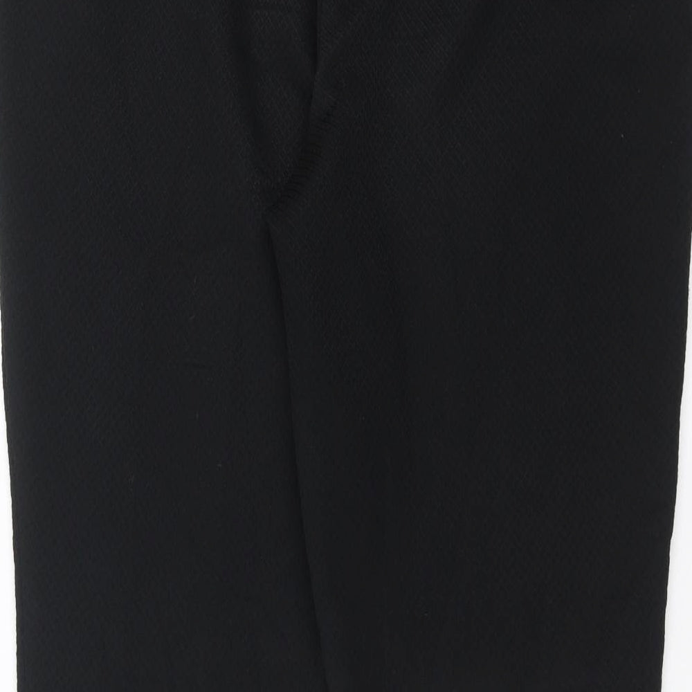 F&F Womens Black Argyle/Diamond  Trousers  Size 34 in L26 in