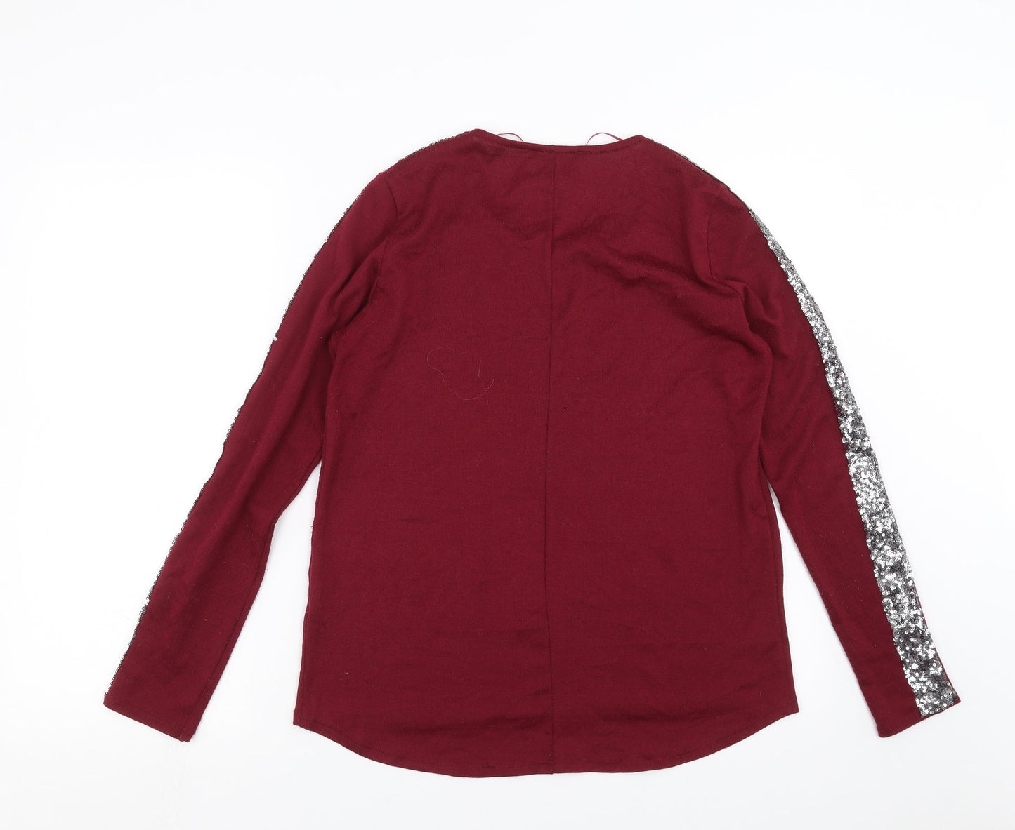 Primark Womens Purple  Knit Pullover Jumper Size 10  - sequins