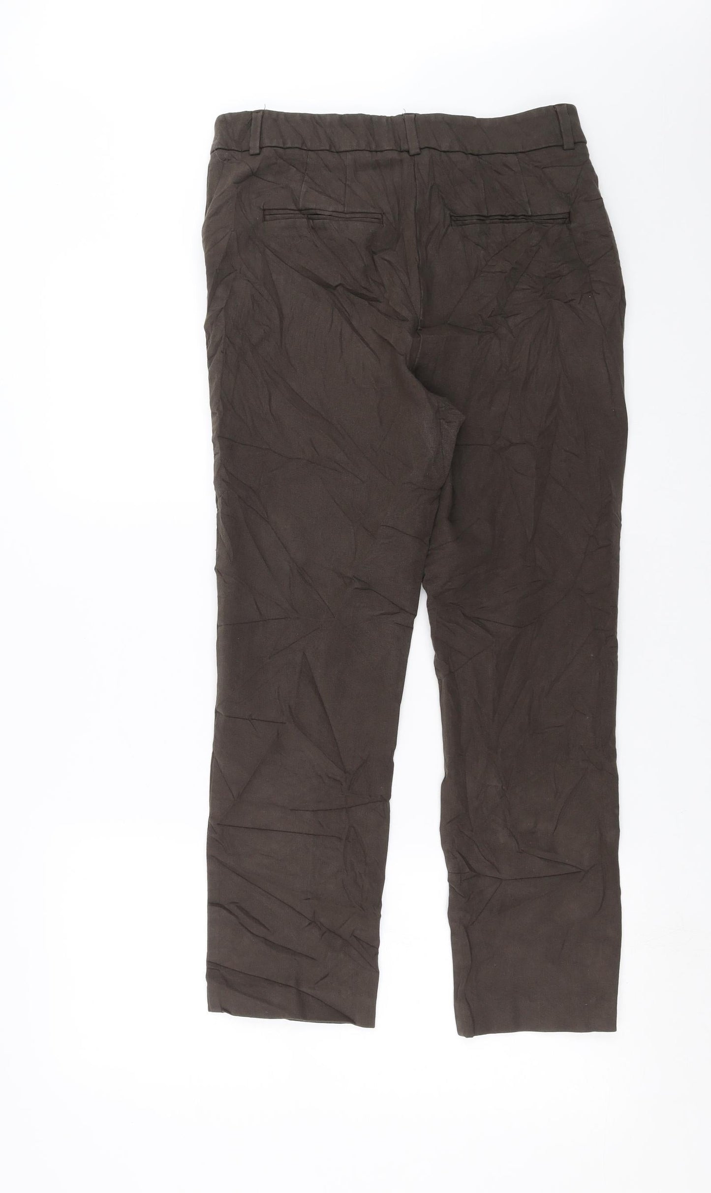 Marks and Spencer Womens Green   Trousers  Size 12 L25 in