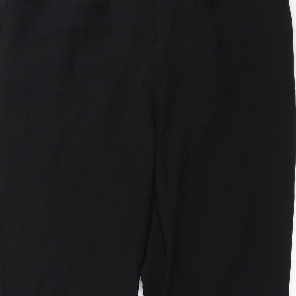H&M Womens Black   Trousers  Size 12 L29 in