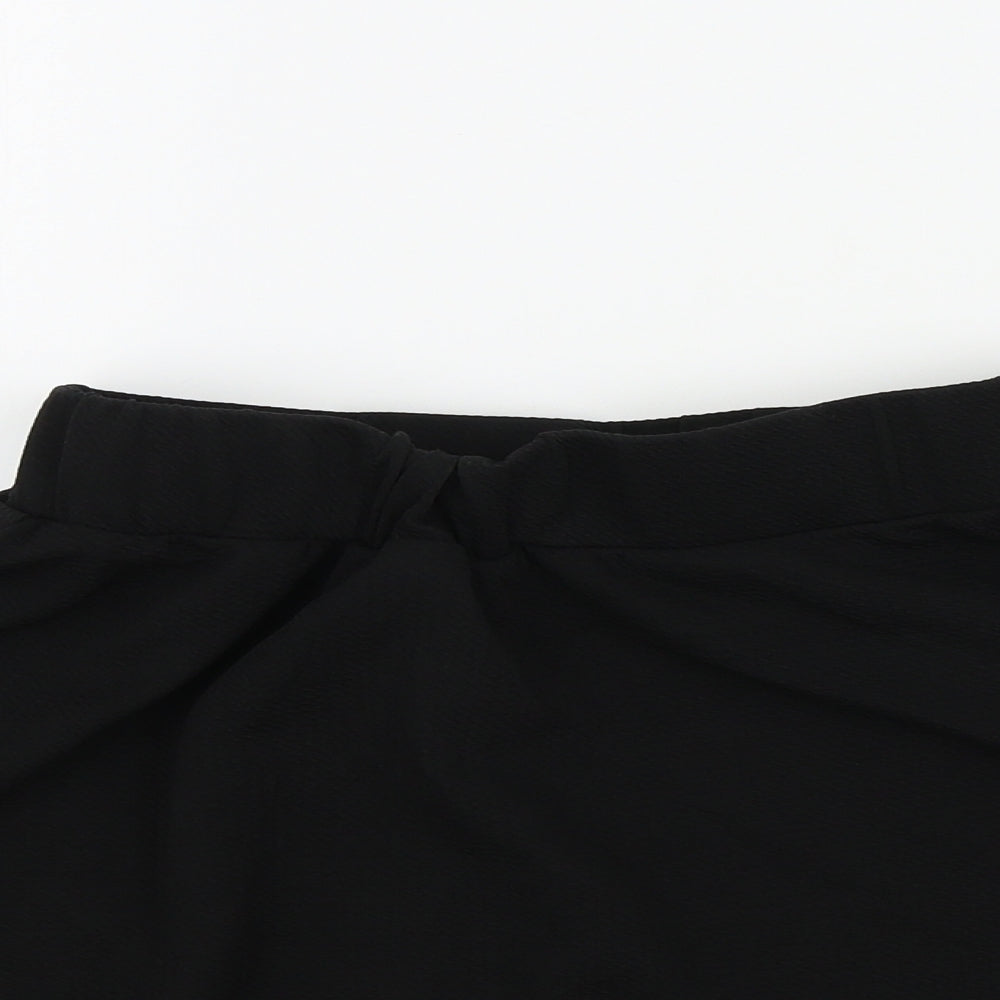 Preworn Womens Black   Flare Skirt Size M