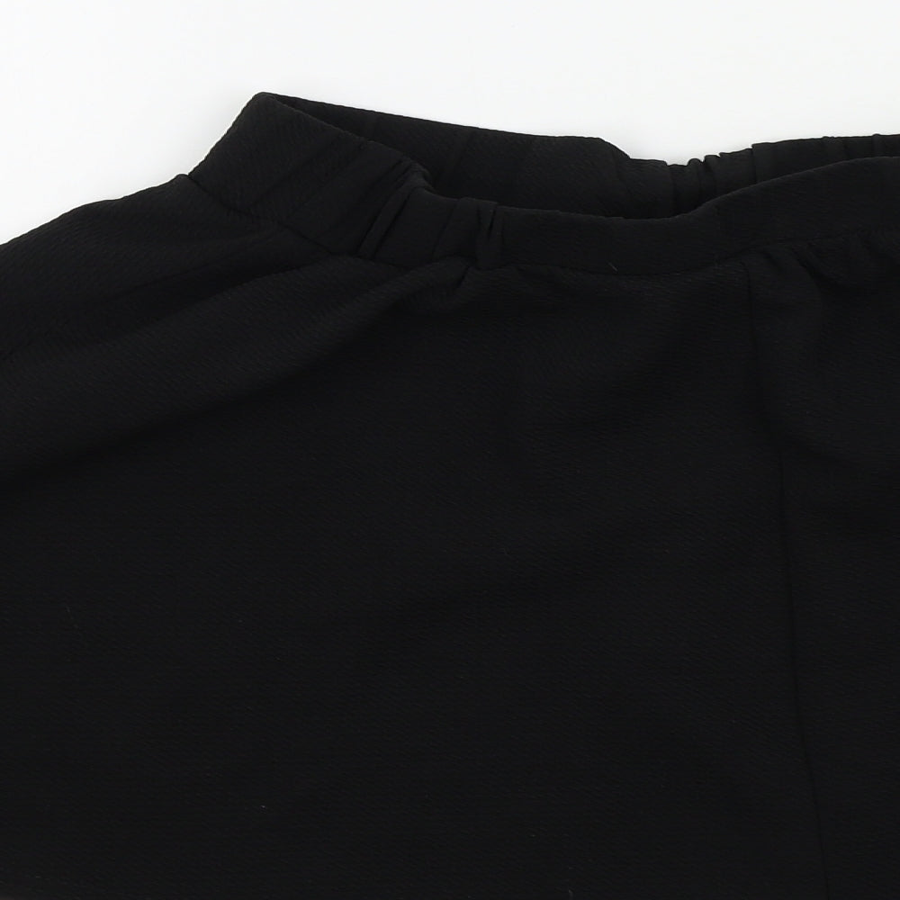 Preworn Womens Black   Flare Skirt Size M