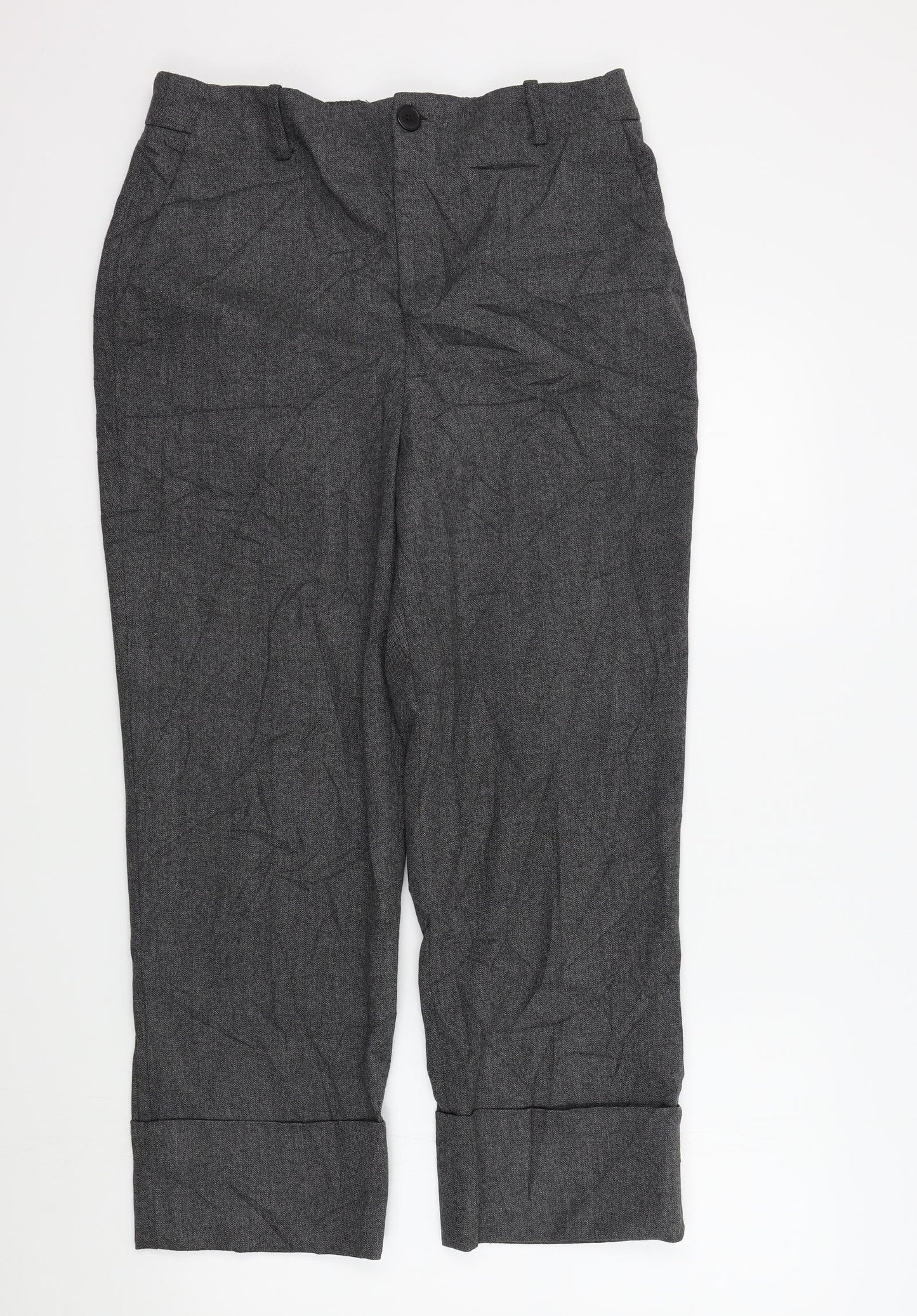 Zara Womens Grey   Trousers  Size 42 L26 in