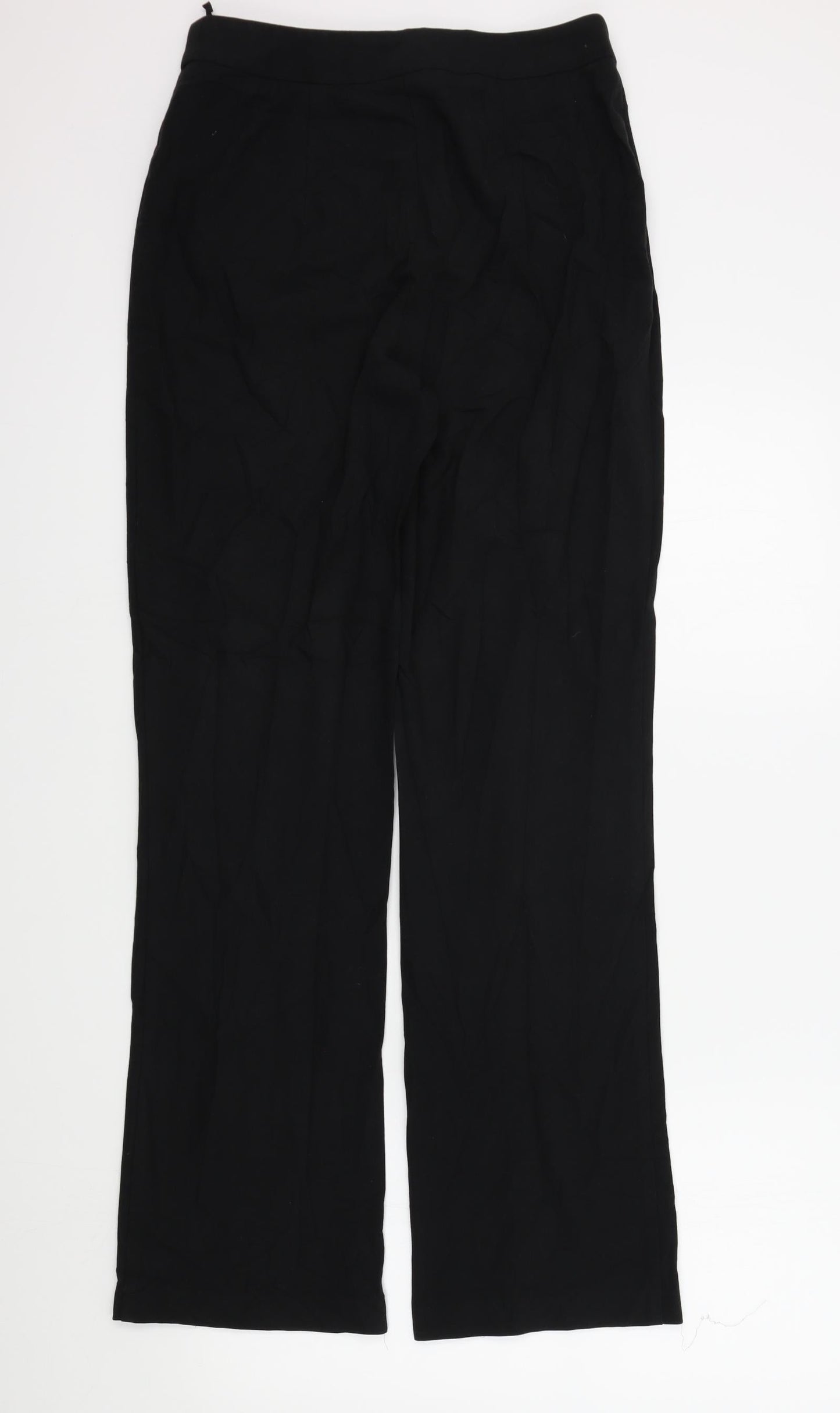 M&S Womens Black   Trousers  Size 12 L30 in