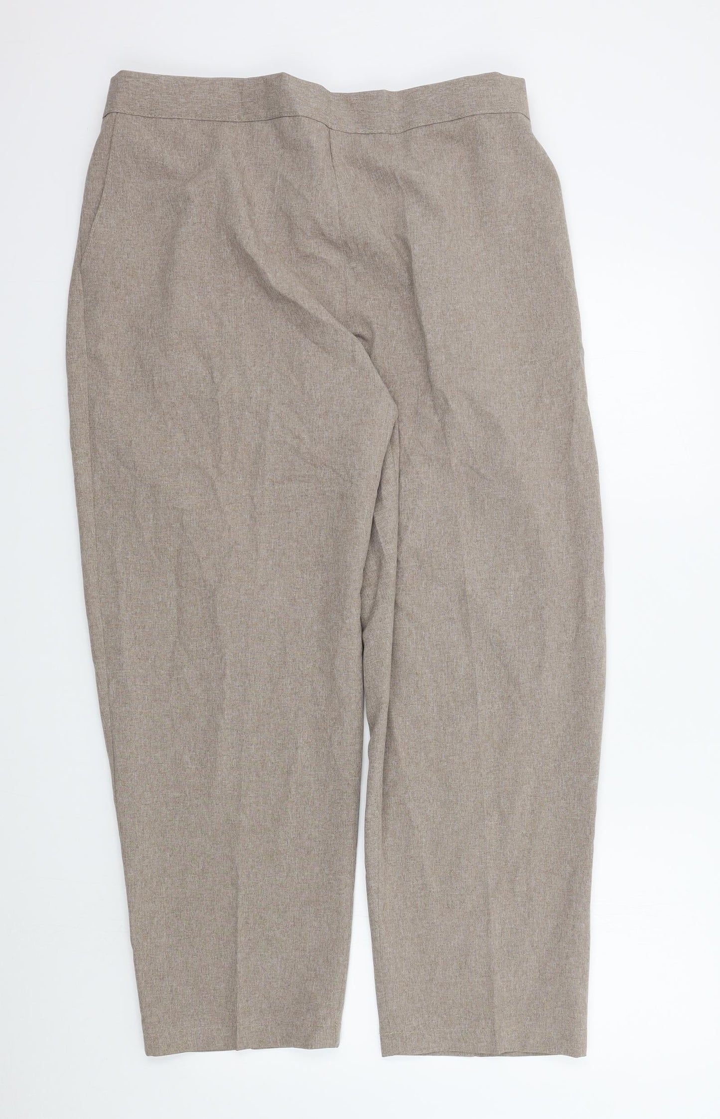 Preworn Womens Brown   Trousers  Size 24 in L27 in