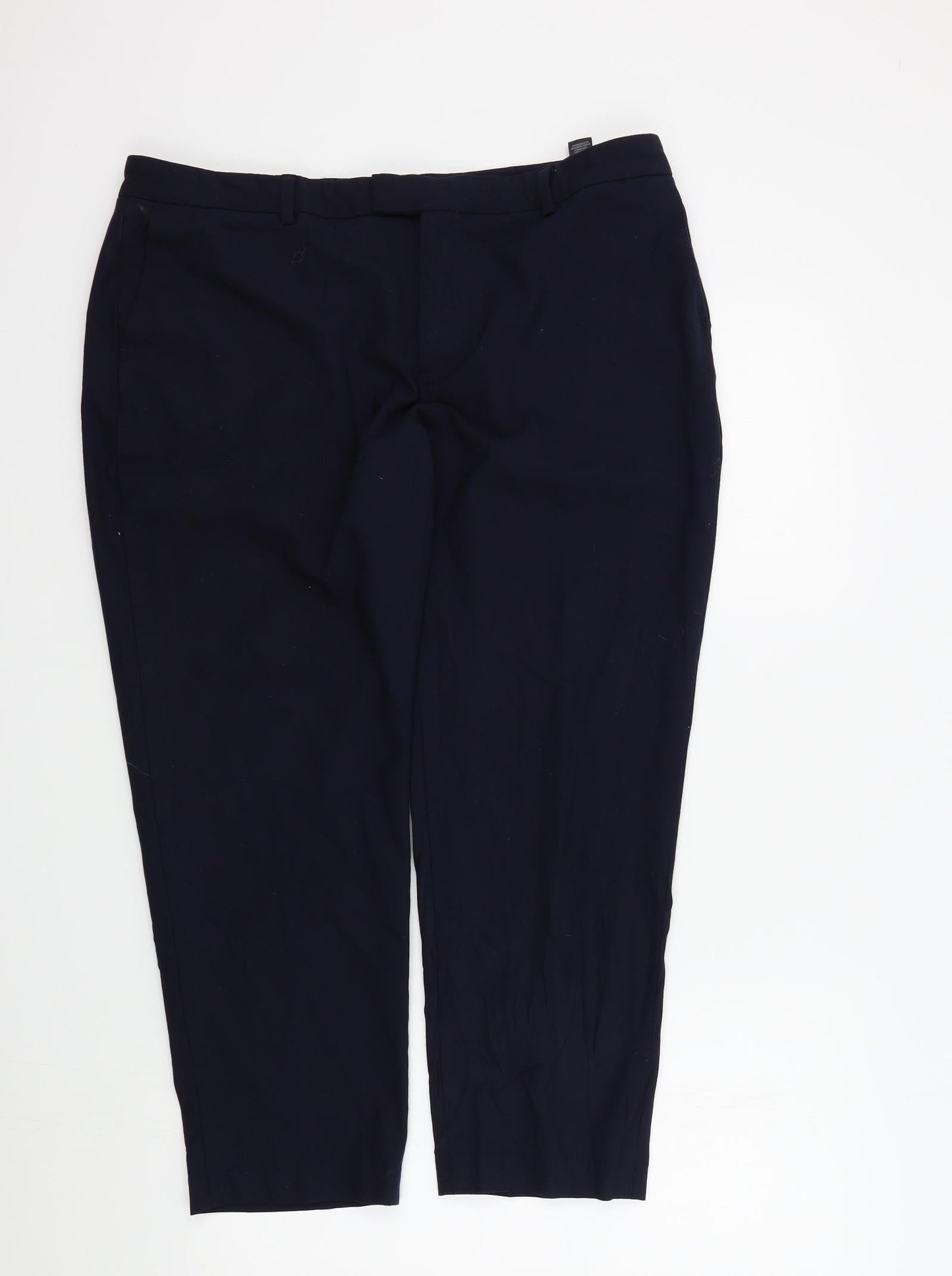 M&S Womens Blue   Trousers  Size 16 L25 in