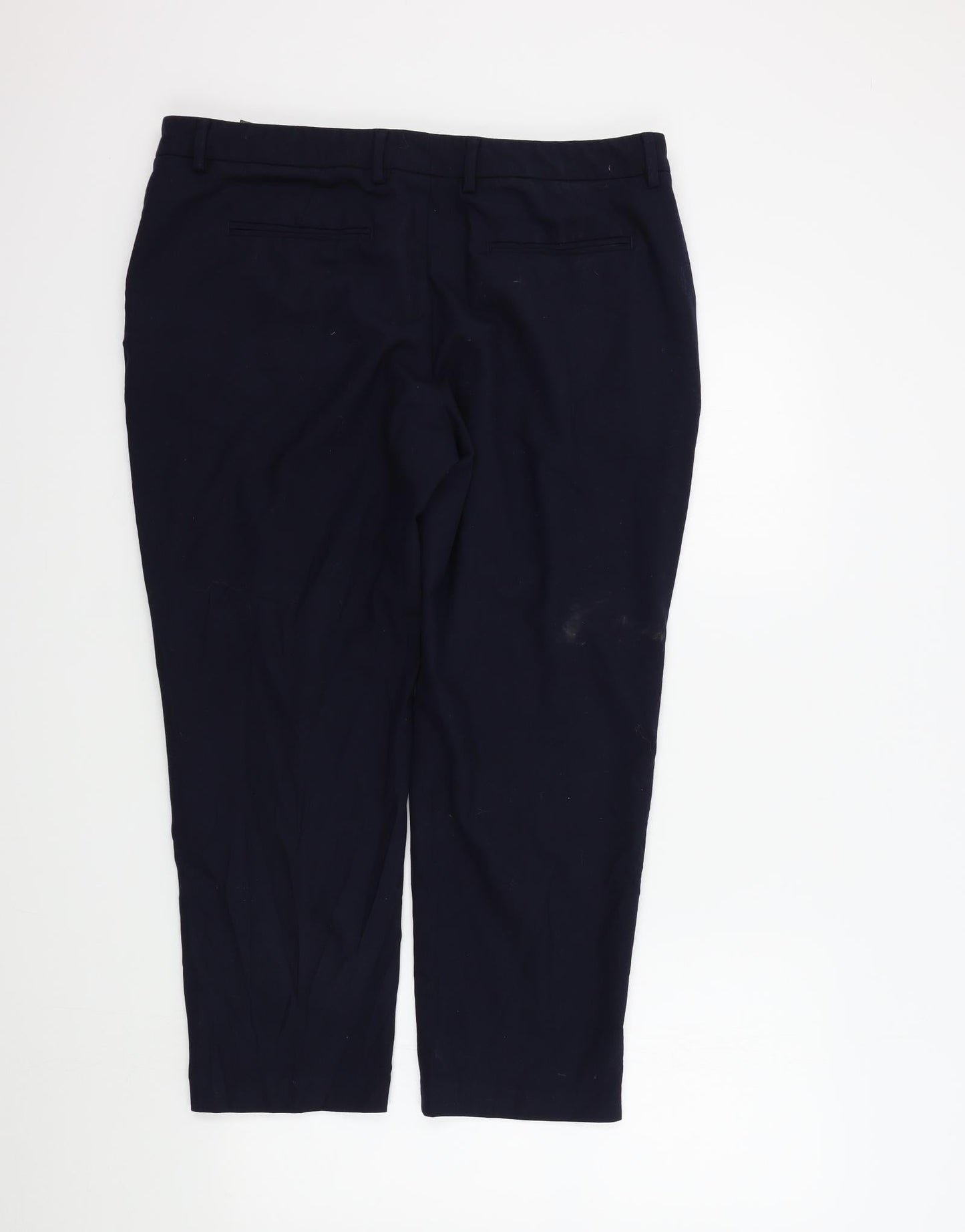 M&S Womens Blue   Trousers  Size 16 L25 in