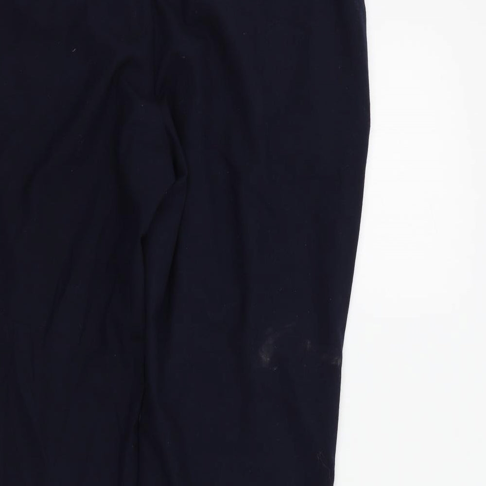 M&S Womens Blue   Trousers  Size 16 L25 in