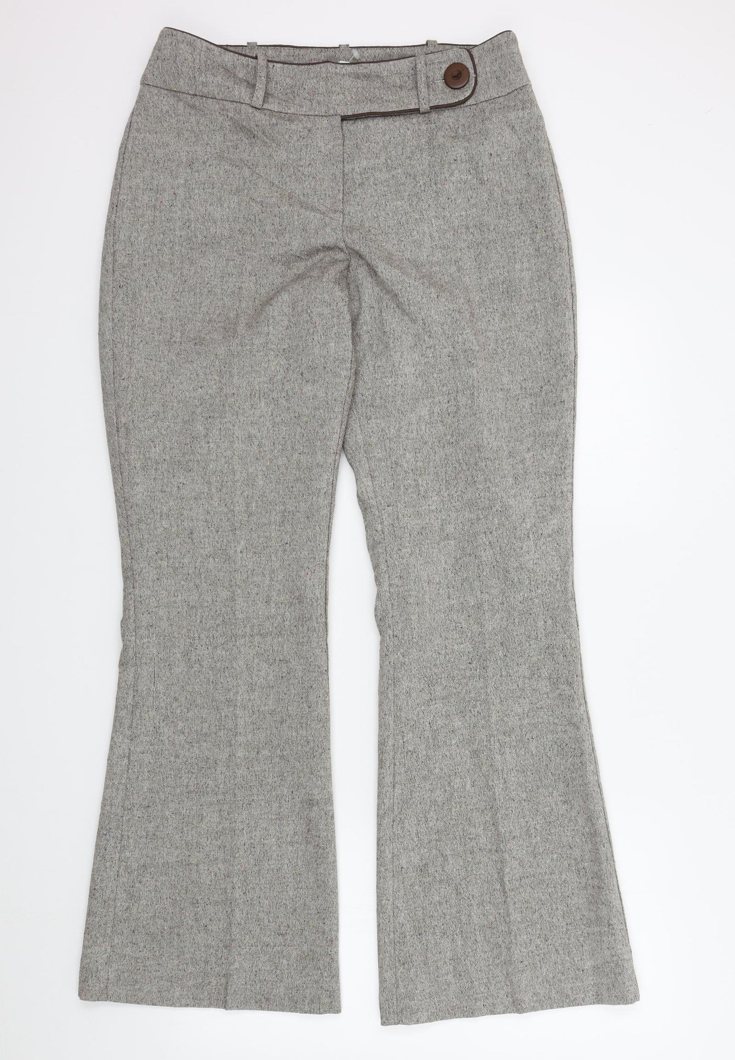 Littlewoods Womens Brown   Trousers  Size 14 L31 in
