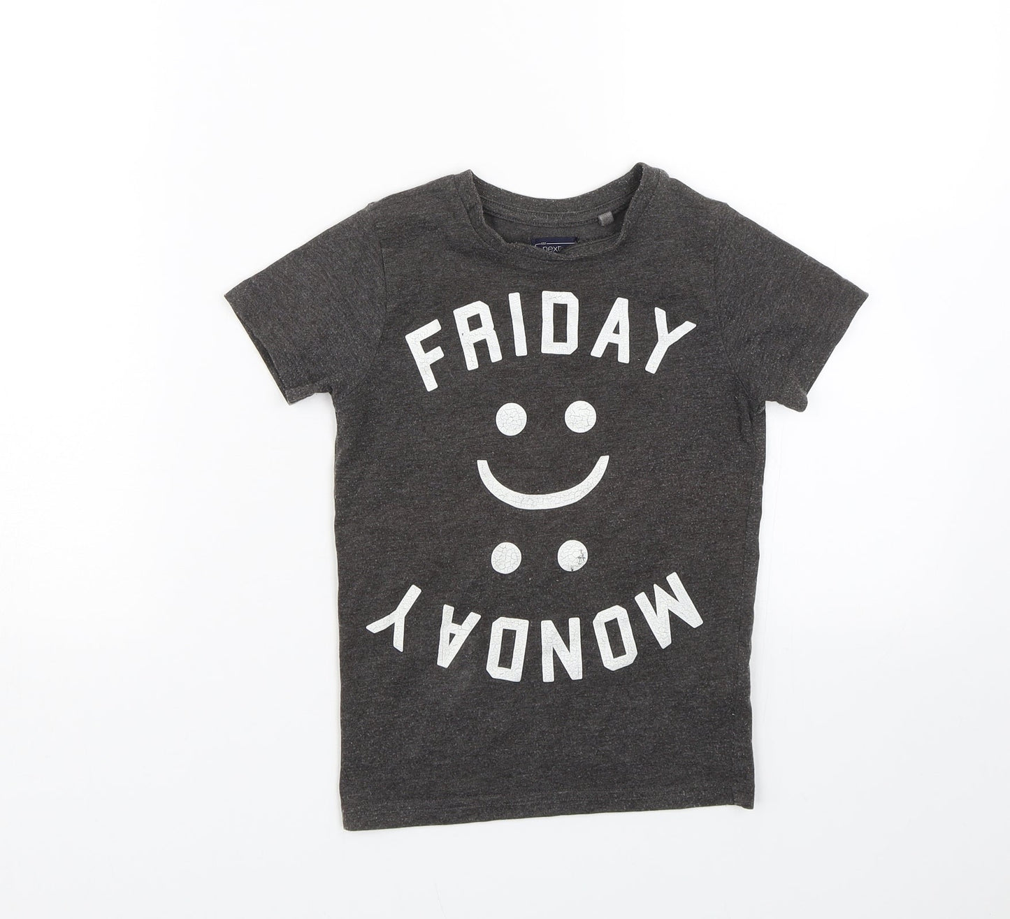 NEXT Boys Grey   Basic T-Shirt Size 4 Years