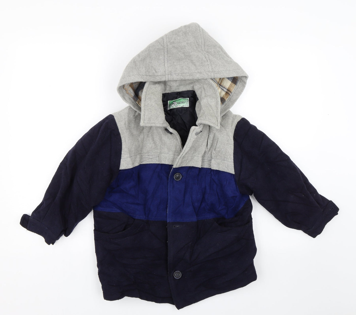 Linea Boys Grey   Trench Coat Coat Size 7-8 Years