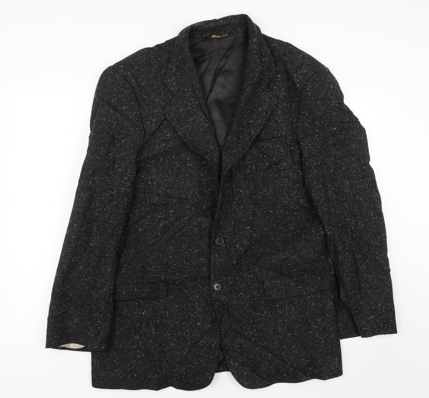 Sam Reme Mens Black   Jacket Coat Size L