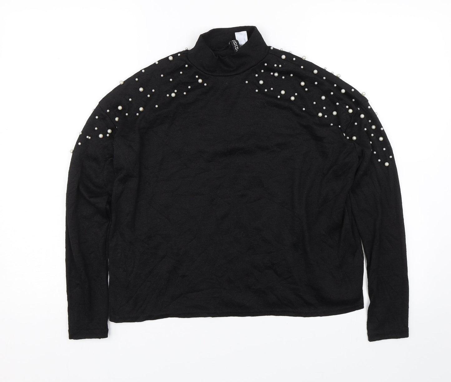 H&M Womens Black   Pullover Jumper Size S