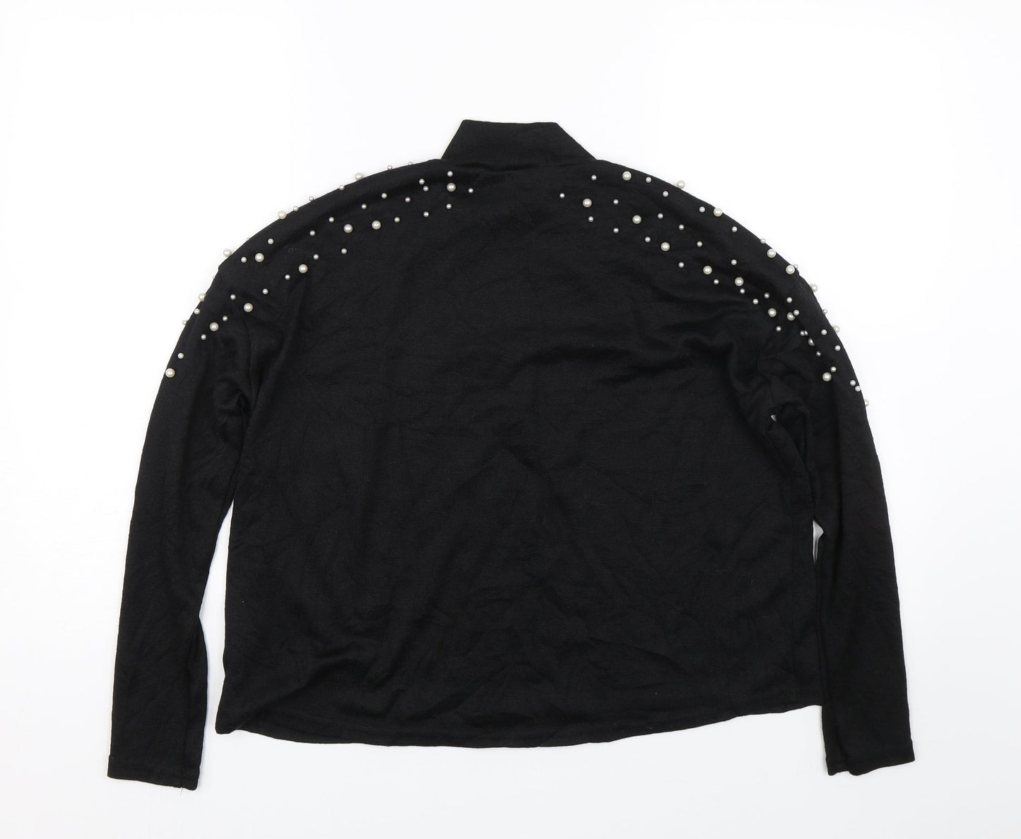 H&M Womens Black   Pullover Jumper Size S