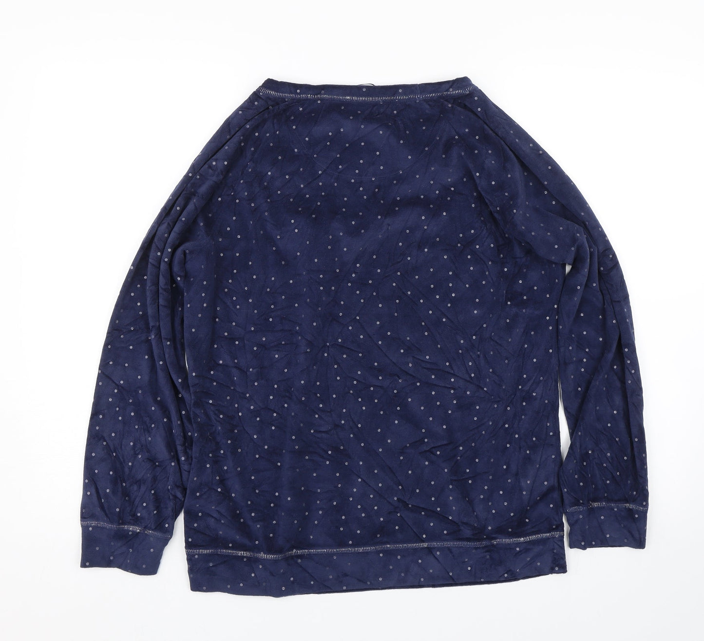 TU Womens Blue Polka Dot  Top Pyjama Top Size 12