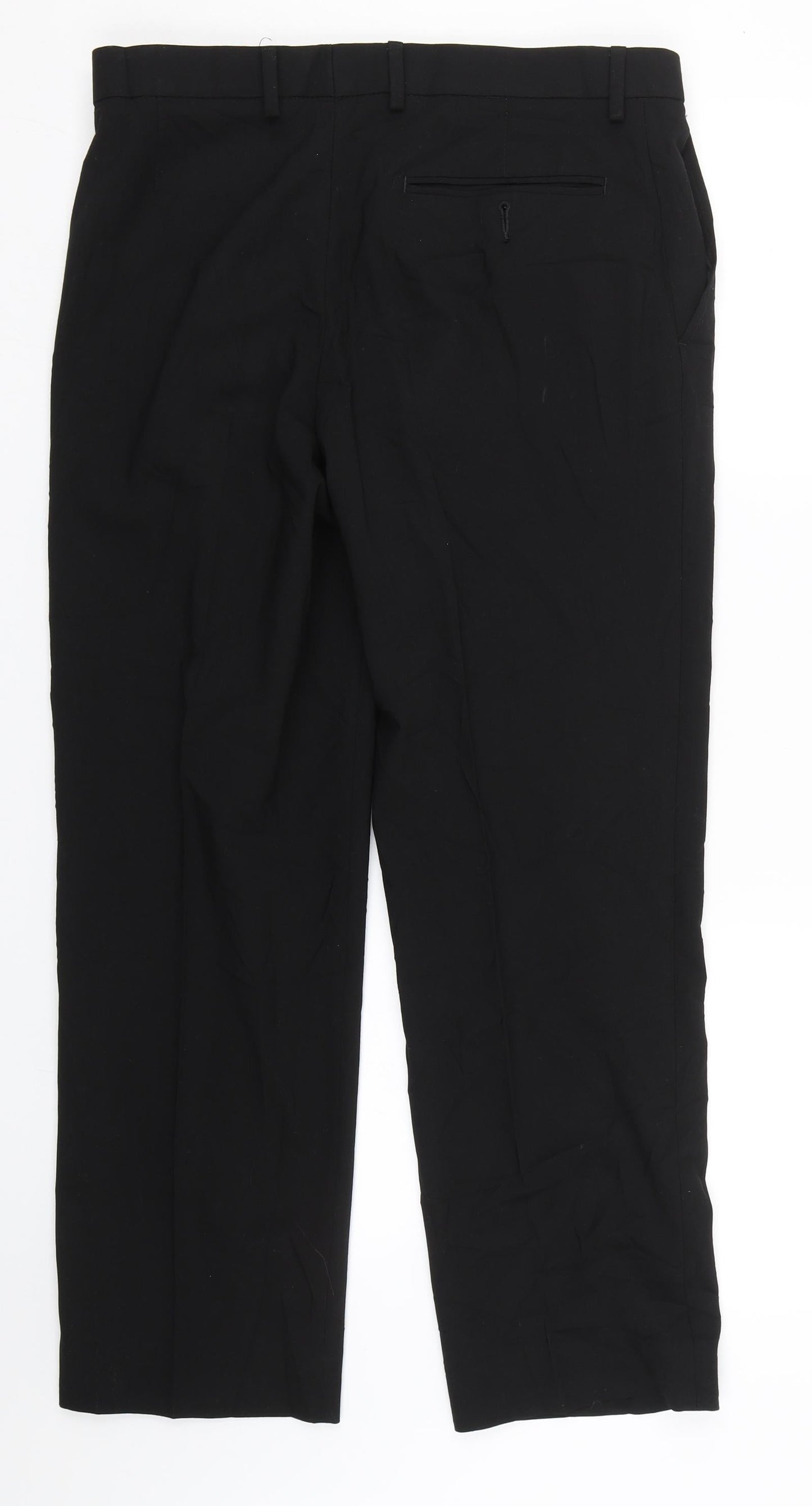 M&S Womens Black   Trousers  Size 32 L25 in