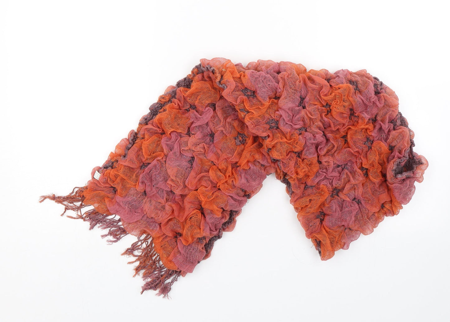 Preworn Womens Orange    Scarf
