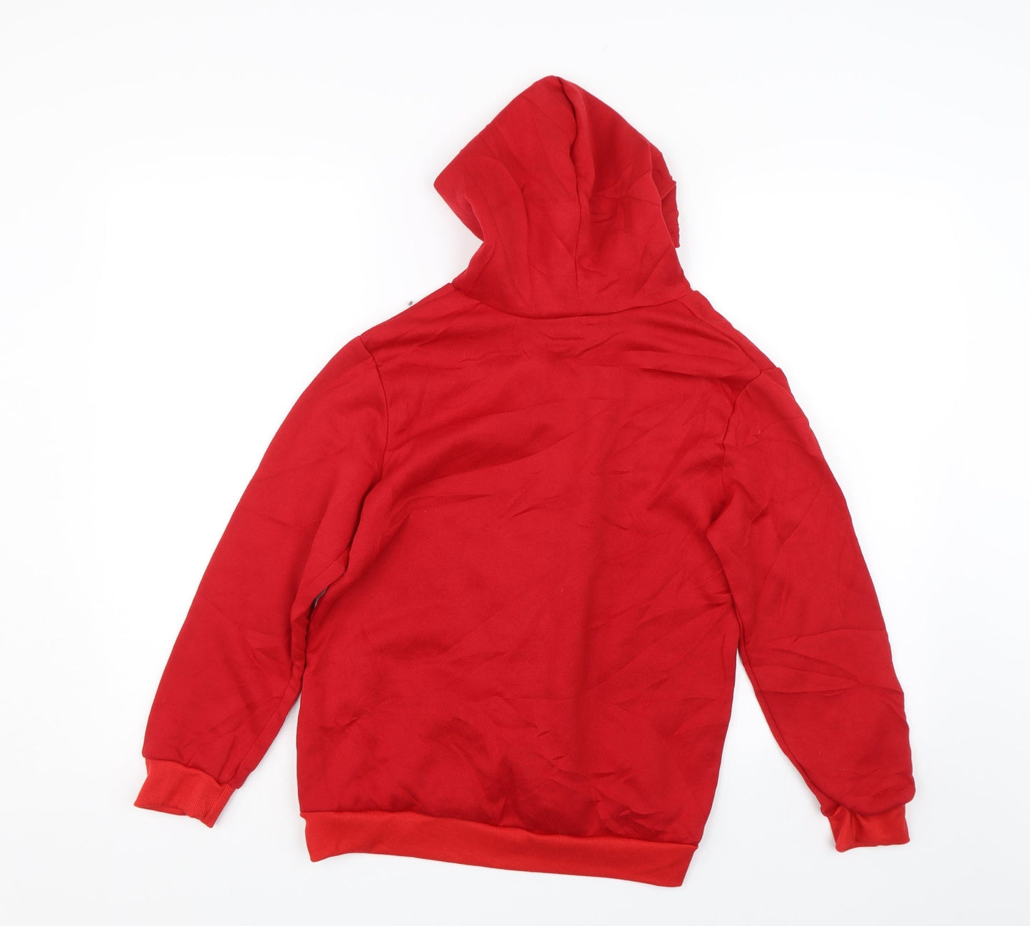 Preworn Boys Red   Pullover Hoodie Size 9-10 Years