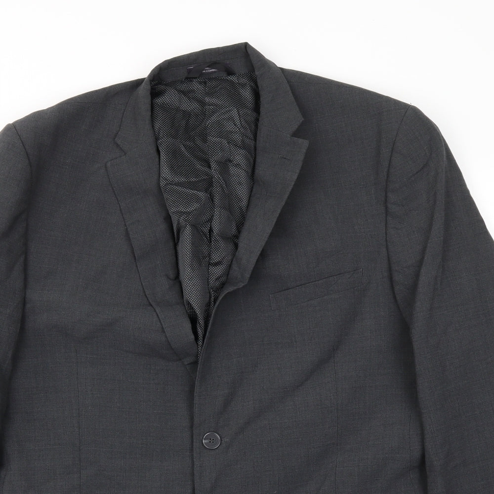 M&S Mens Grey   Jacket Blazer Size 44